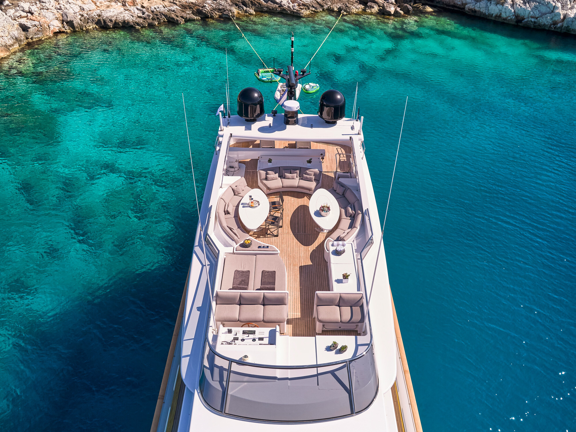 Aboard TIGRA a 105ft (32m) luxury motor yacht for Charter available with Fraser Yachts, built by CANTIERI DI PISA in 2004