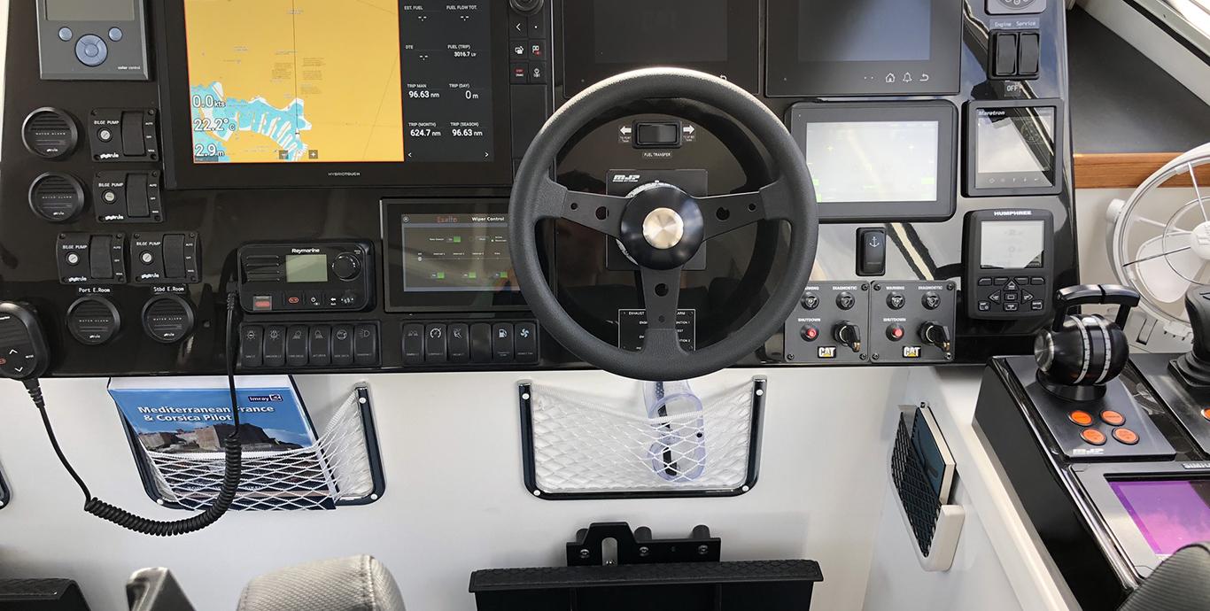 Aboard ENMER a 75ft (23m) luxury motor yacht , built by SAFEHAVEN MARINE LTD in 2019