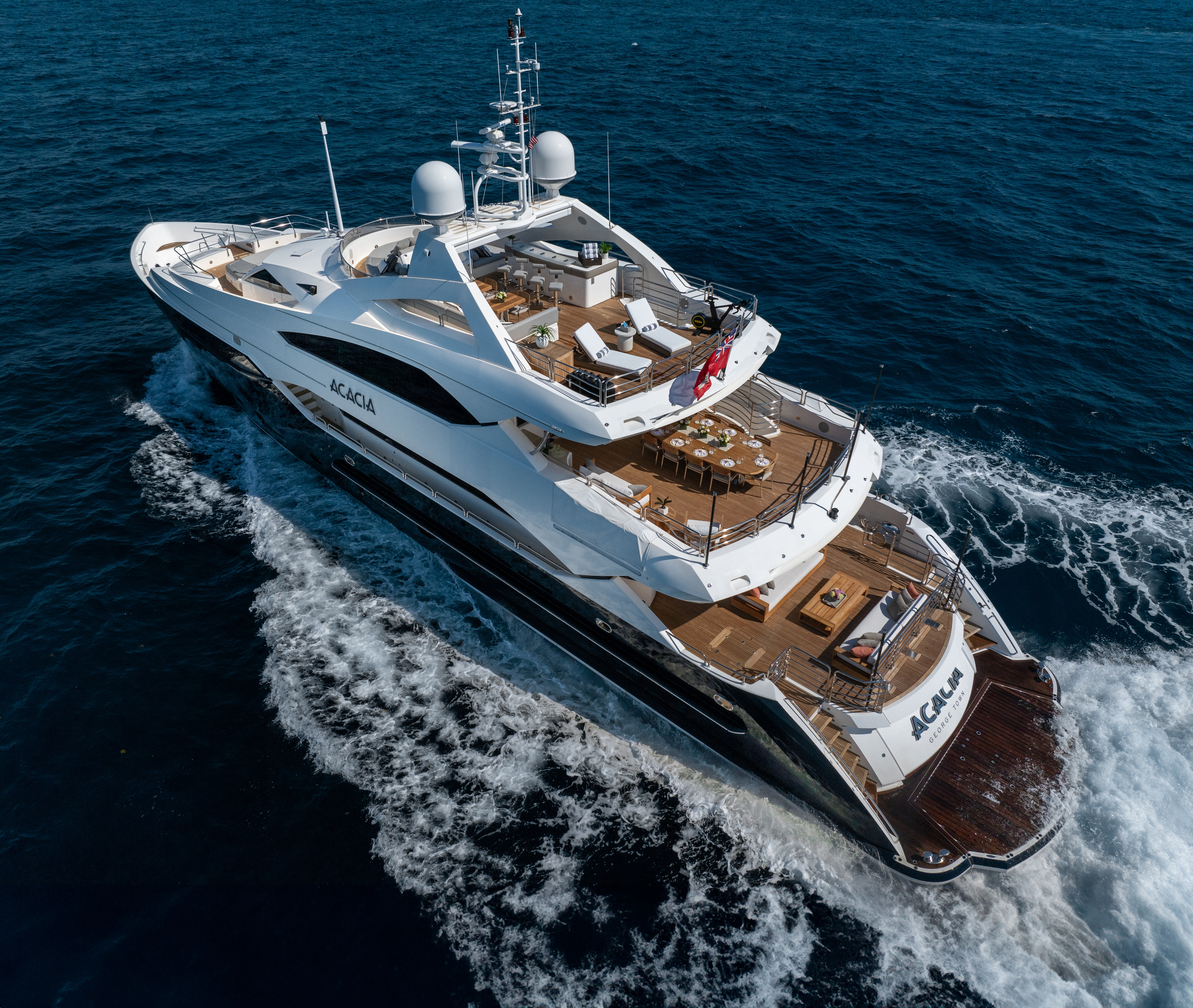 Aboard ACACIA a 131ft (40.03m) luxury motor yacht for Sale & Charter available with Fraser Yachts, built by SUNSEEKER in 2011