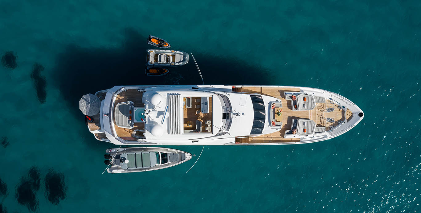 Aboard SEDATIVE a 115ft (35.2m) luxury motor yacht , built by SUNSEEKER in 2020