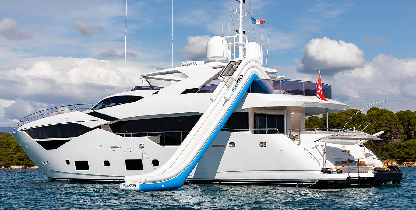 Aboard SEDATIVE a 115ft (35.2m) luxury motor yacht , built by SUNSEEKER in 2020