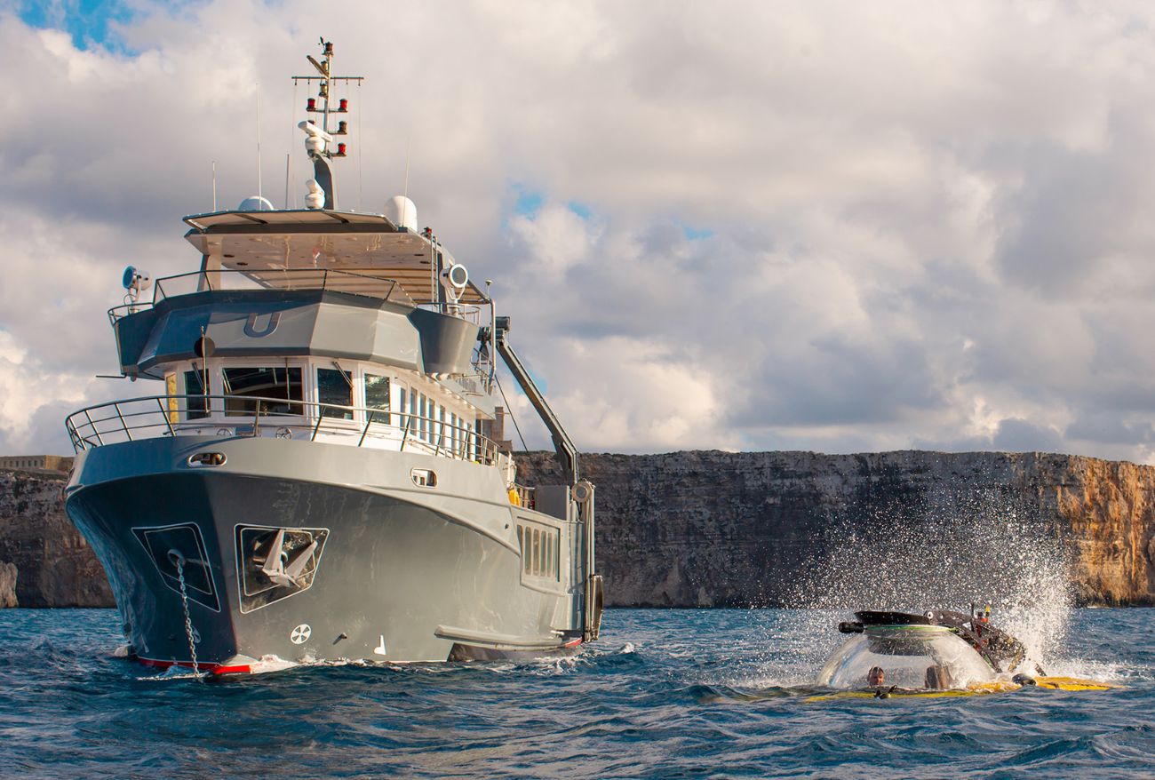 Aboard U BOAT NAVIGATOR a 78ft (23.96m) luxury motor yacht , built by RENA UMUT KOCALI in 2008