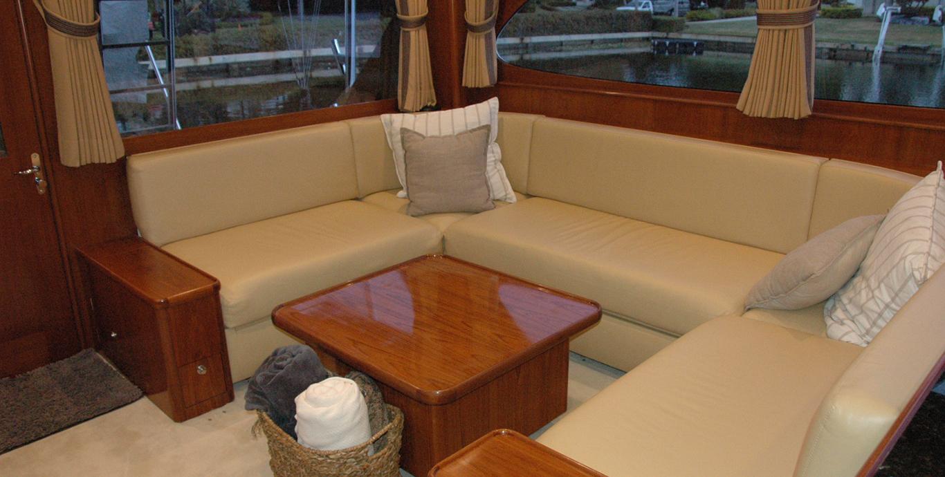 Aboard BONNIE T a 62ft (18.9m) luxury motor yacht , built by RYBOVICH in 2004