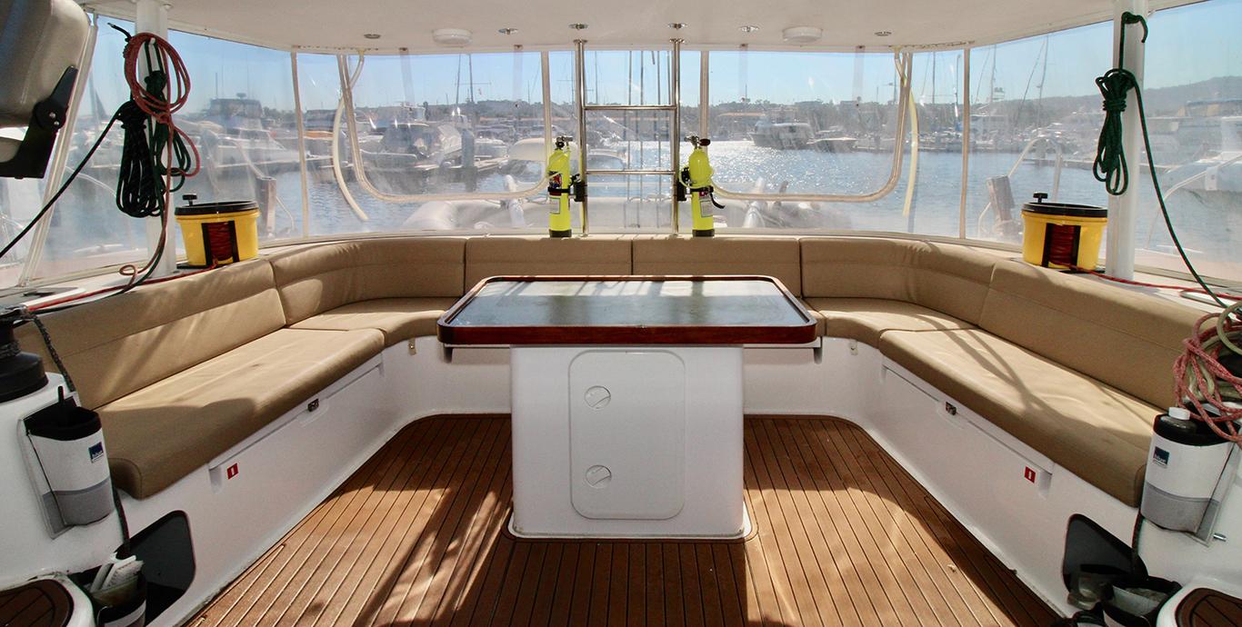 Aboard EIGHT DIRECTIONS a 51ft (15.54m) luxury sailing yacht , built by OUTREMER in 2015
