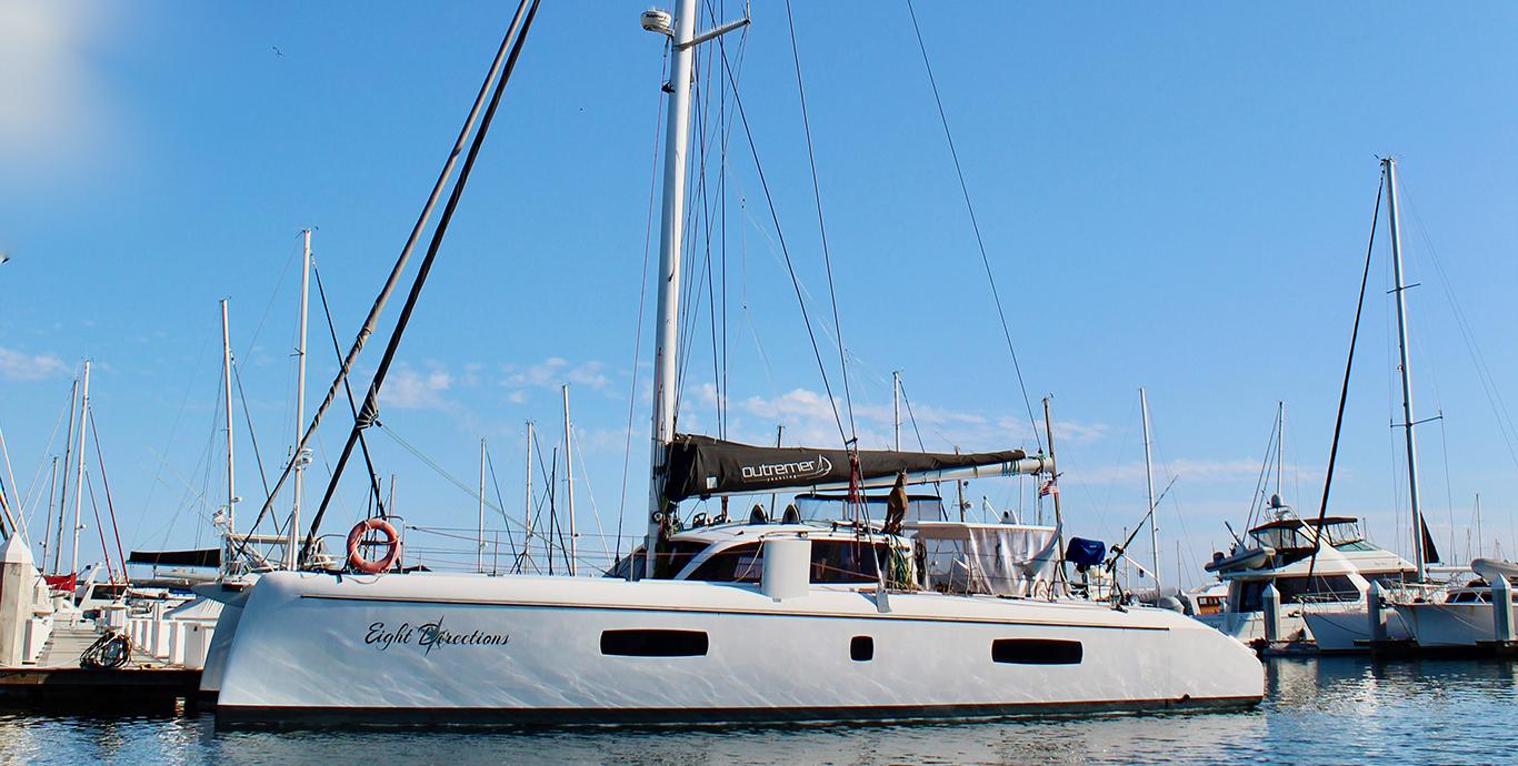 Aboard EIGHT DIRECTIONS a 51ft (15.54m) luxury sailing yacht , built by OUTREMER in 2015