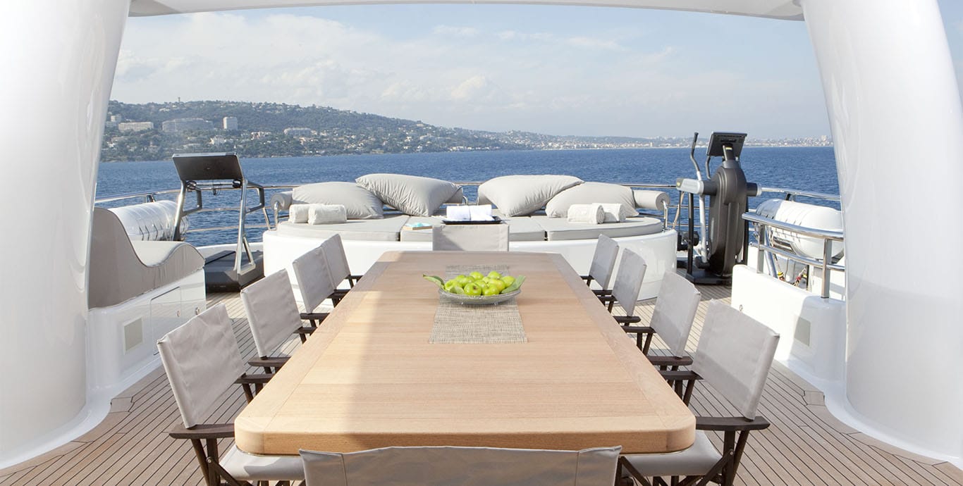 Aboard SPIRIT a 178ft (54.35m) luxury motor yacht , built by AMELS in 2011