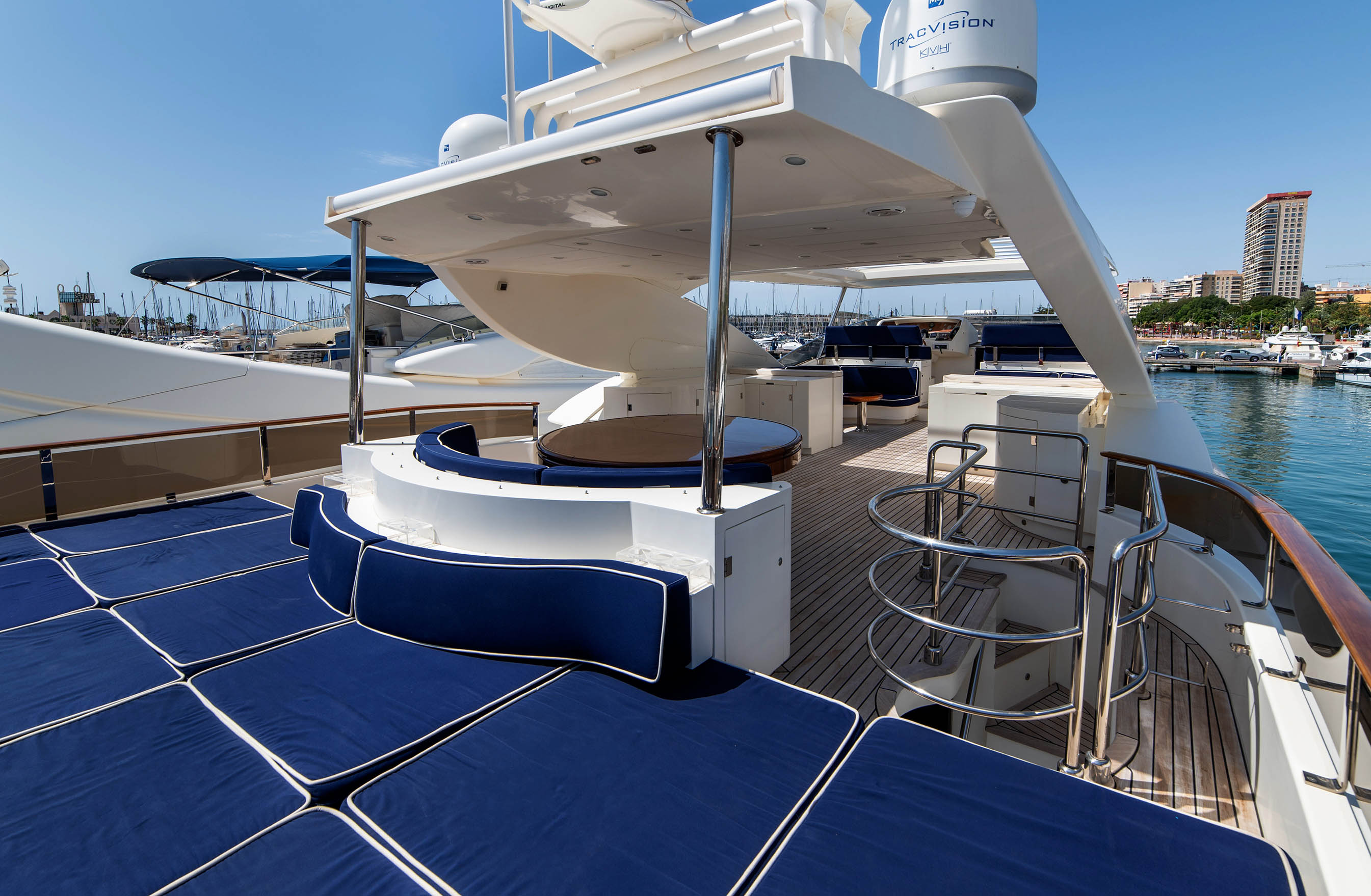Aboard NASSICA a 106ft (32.3m) luxury motor yacht , built by ASTONDOA in 2010