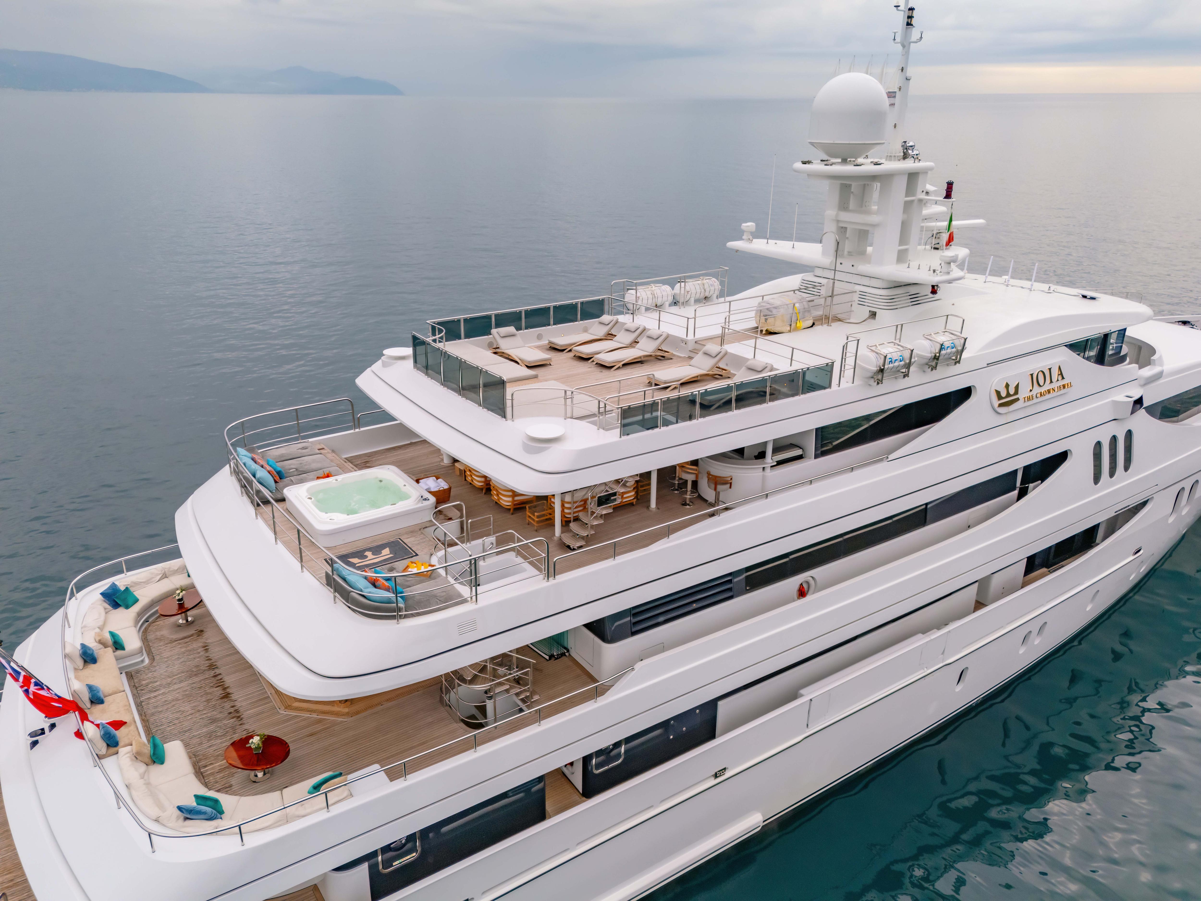 JOIA THE CROWN JEWEL motor yacht  by Fraser Yachts, built by CODECASA