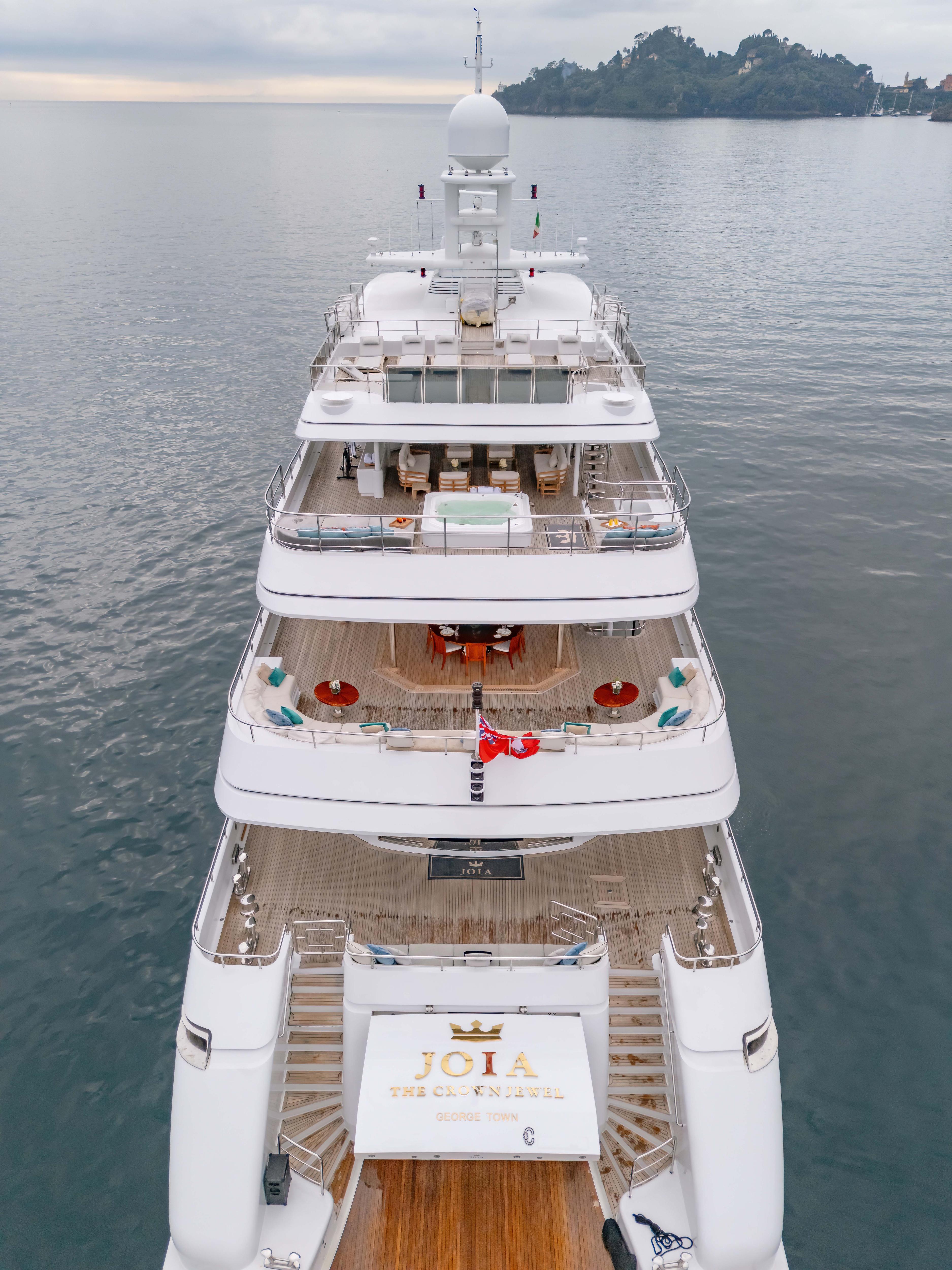 JOIA THE CROWN JEWEL motor yacht  by Fraser Yachts, built by CODECASA