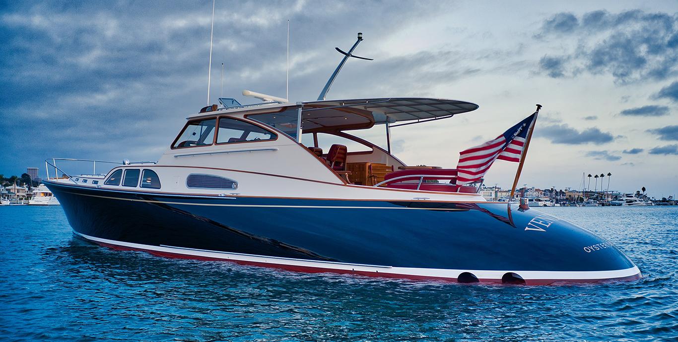 Aboard VENDETTA a 57ft (17.37m) luxury motor yacht , built by DERECKTOR in 2005