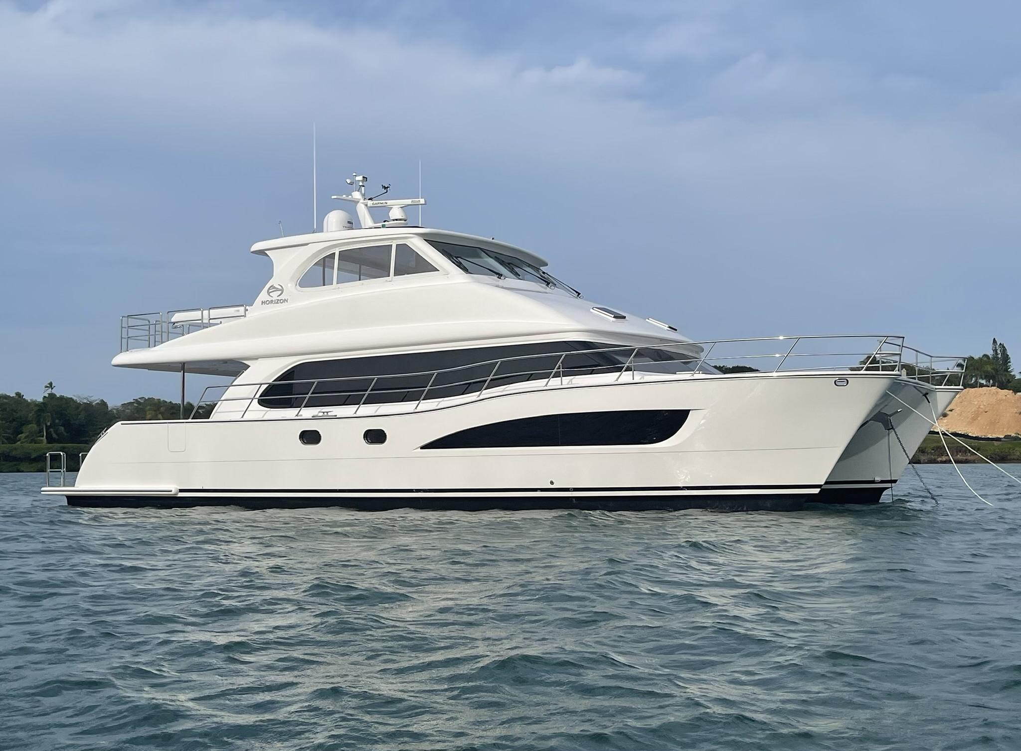 Aboard MANGATA a 60ft (18.29m) luxury motor yacht , built by HORIZON in 2022