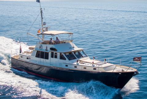 Aboard HUSH a 65ft (19.81m) luxury motor yacht , built by ROYAL HUISMAN in 1995