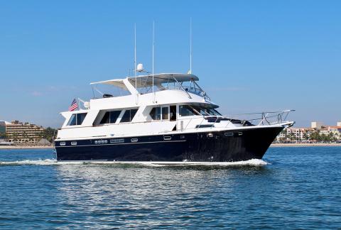 Aboard PAZ Y BIEN a 60ft (18.29m) luxury motor yacht , built by JEFFERSON in 1989