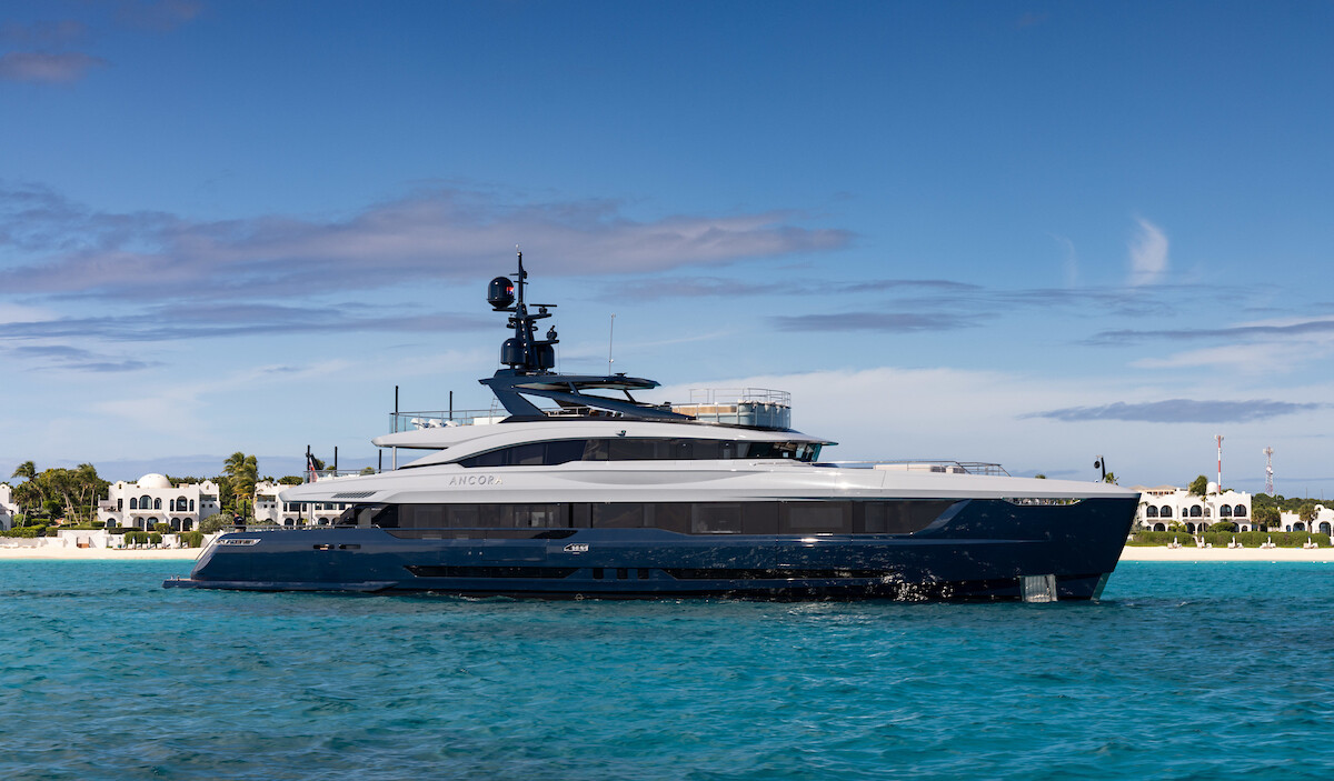 Aboard ANCORA a 155ft (47.3m) luxury motor yacht for Sale & Charter available with Fraser Yachts, built by MENGI YAY in 2023
