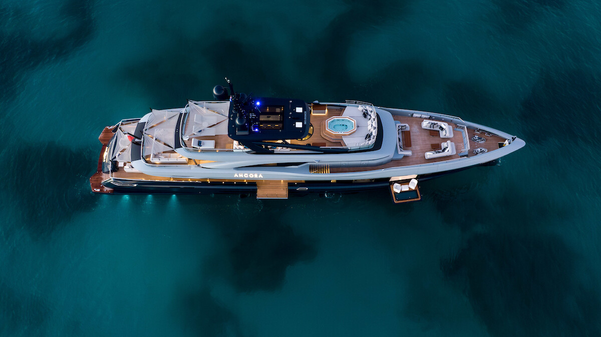 Aboard ANCORA a 155ft (47.3m) luxury motor yacht for Sale & Charter available with Fraser Yachts, built by MENGI YAY in 2023