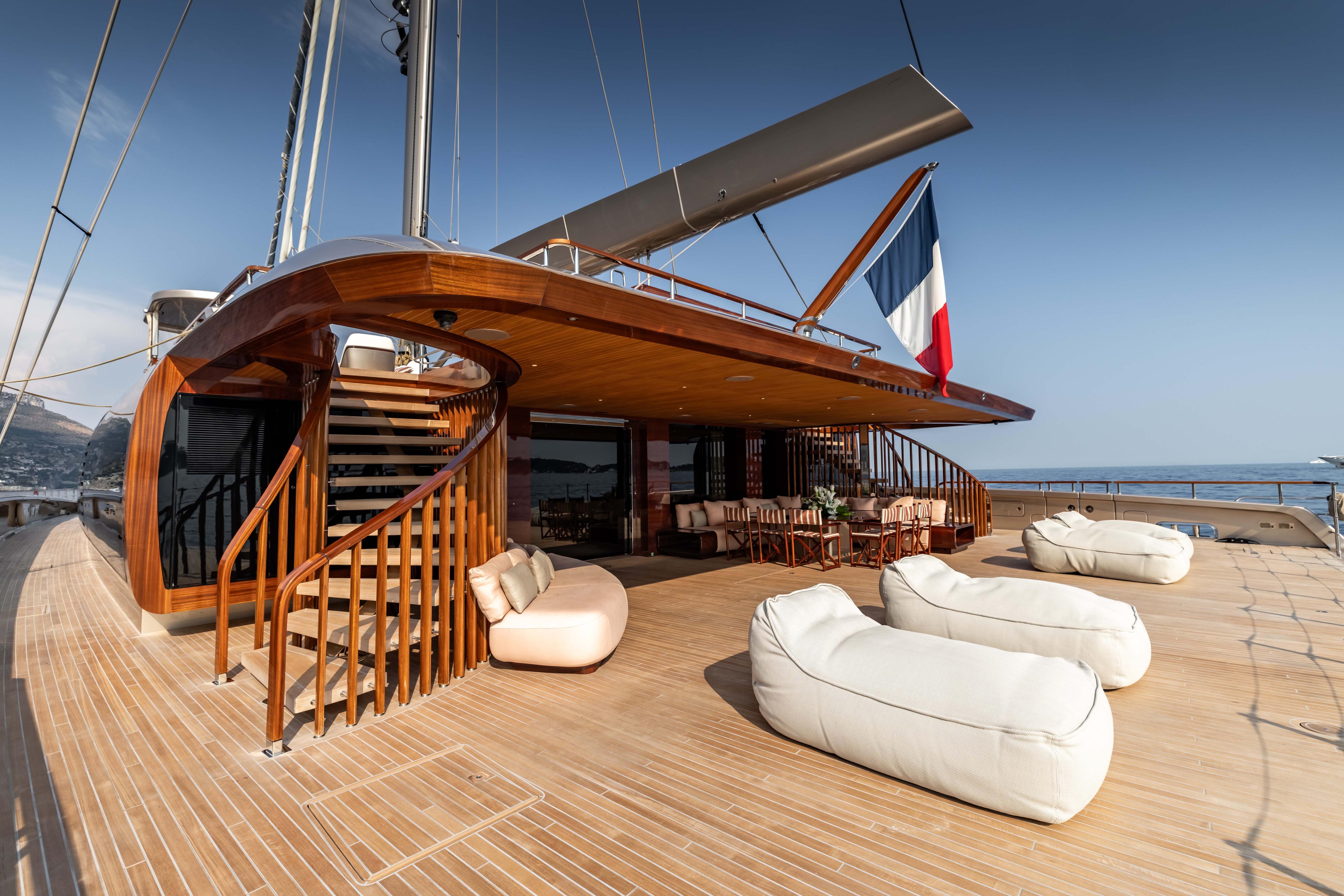 ARTEXPLORER sailing yacht for Charter by Fraser Yachts, built by PERINI NAVI
