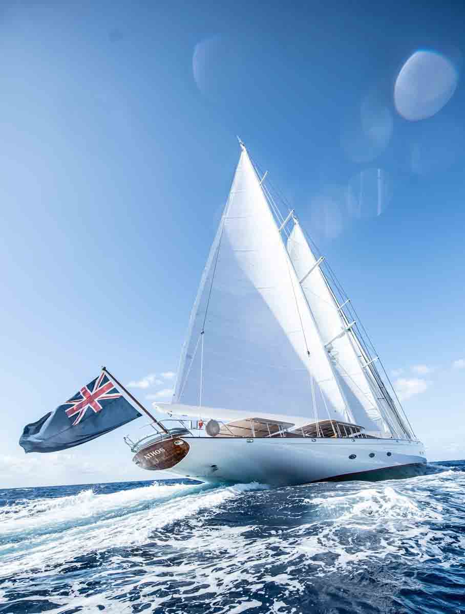 ATHOS sailing yacht for Charter by Fraser Yachts, built by HOLLAND JACHTBOUW