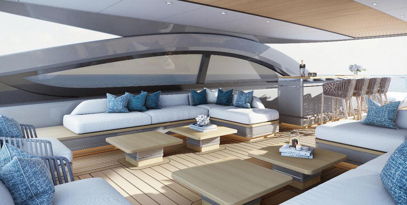 Aboard ASANI a 163ft (49.9m) luxury motor yacht , built by BENETTI in 2023