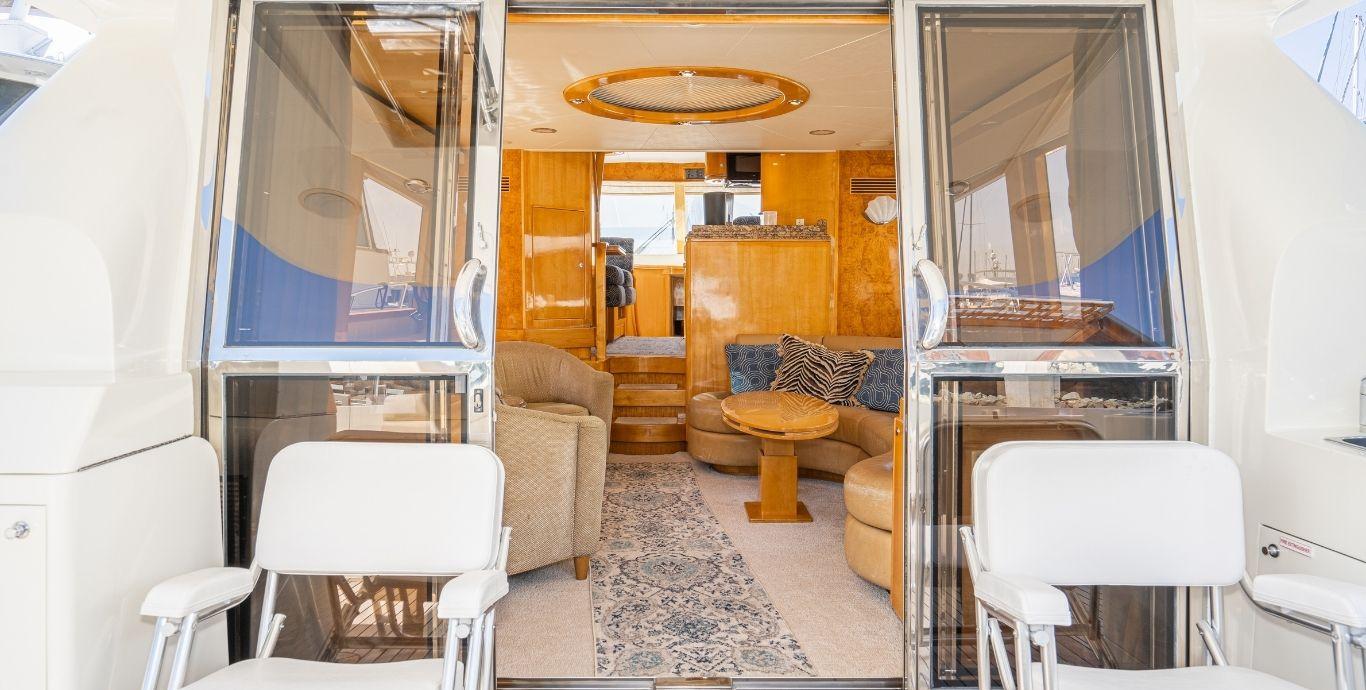 Aboard CAROUSEL a 65ft (19.96m) luxury motor yacht , built by MCKINNA in 2002