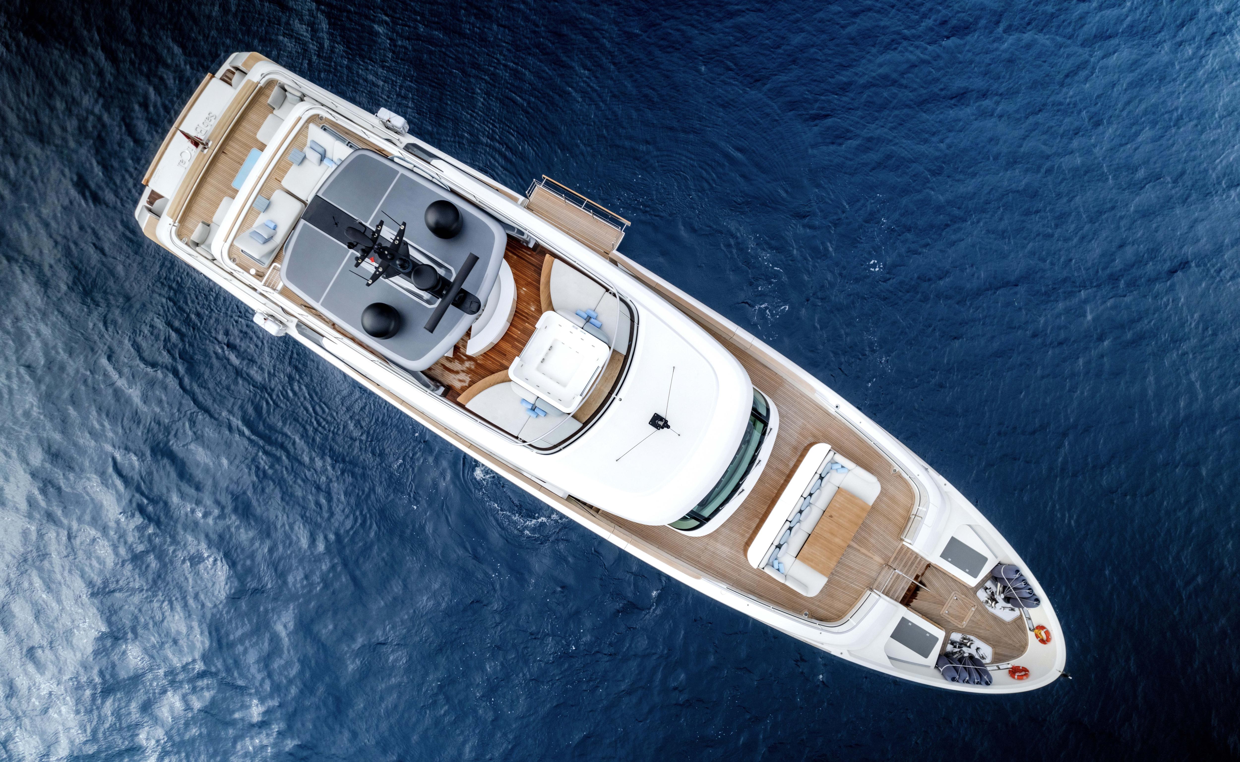 SABBATICAL motor yacht for Charter by Fraser Yachts, built by SANLORENZO