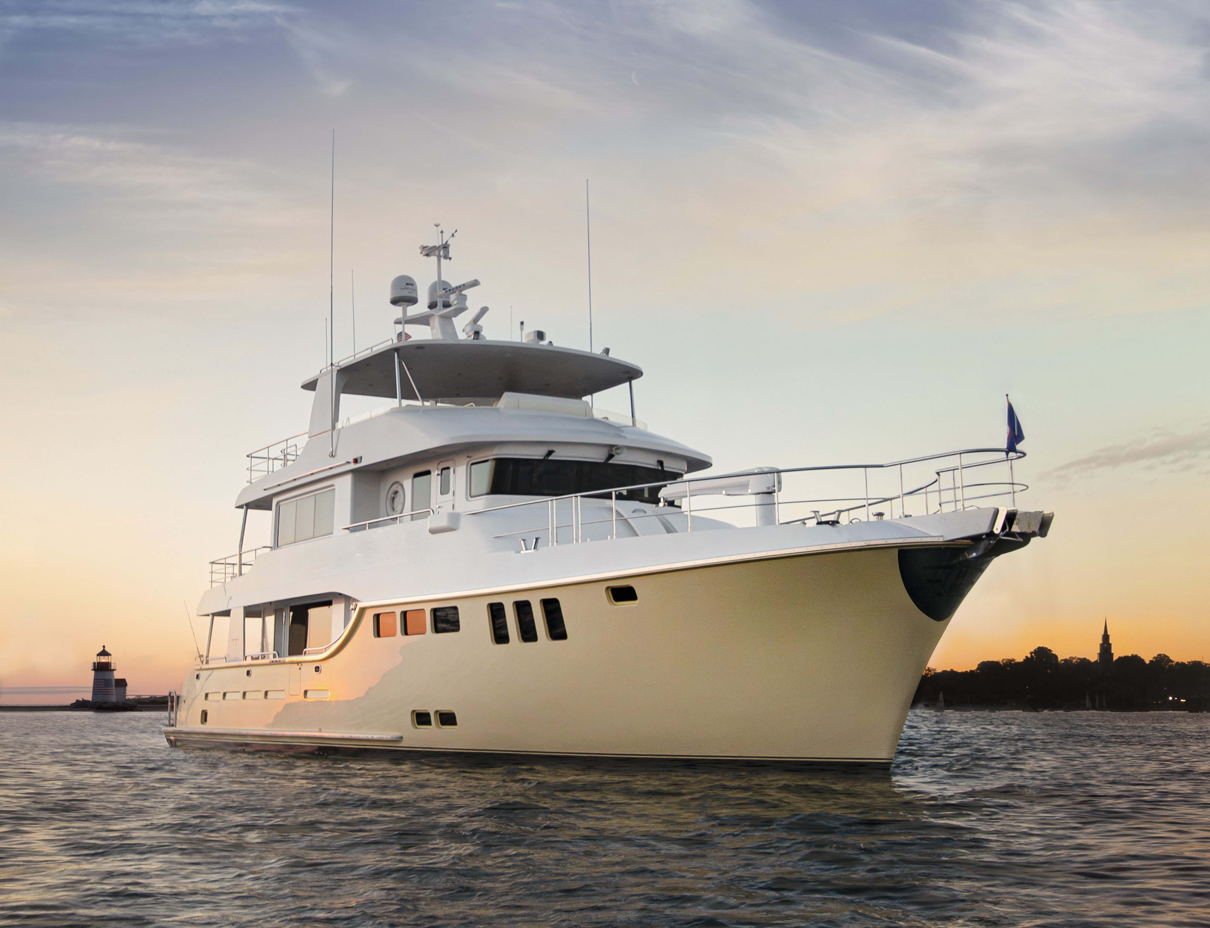 Aboard JESSCONN a 82ft (25.1m) luxury motor yacht for Sale available with Fraser Yachts, built by NORDHAVN in 2021