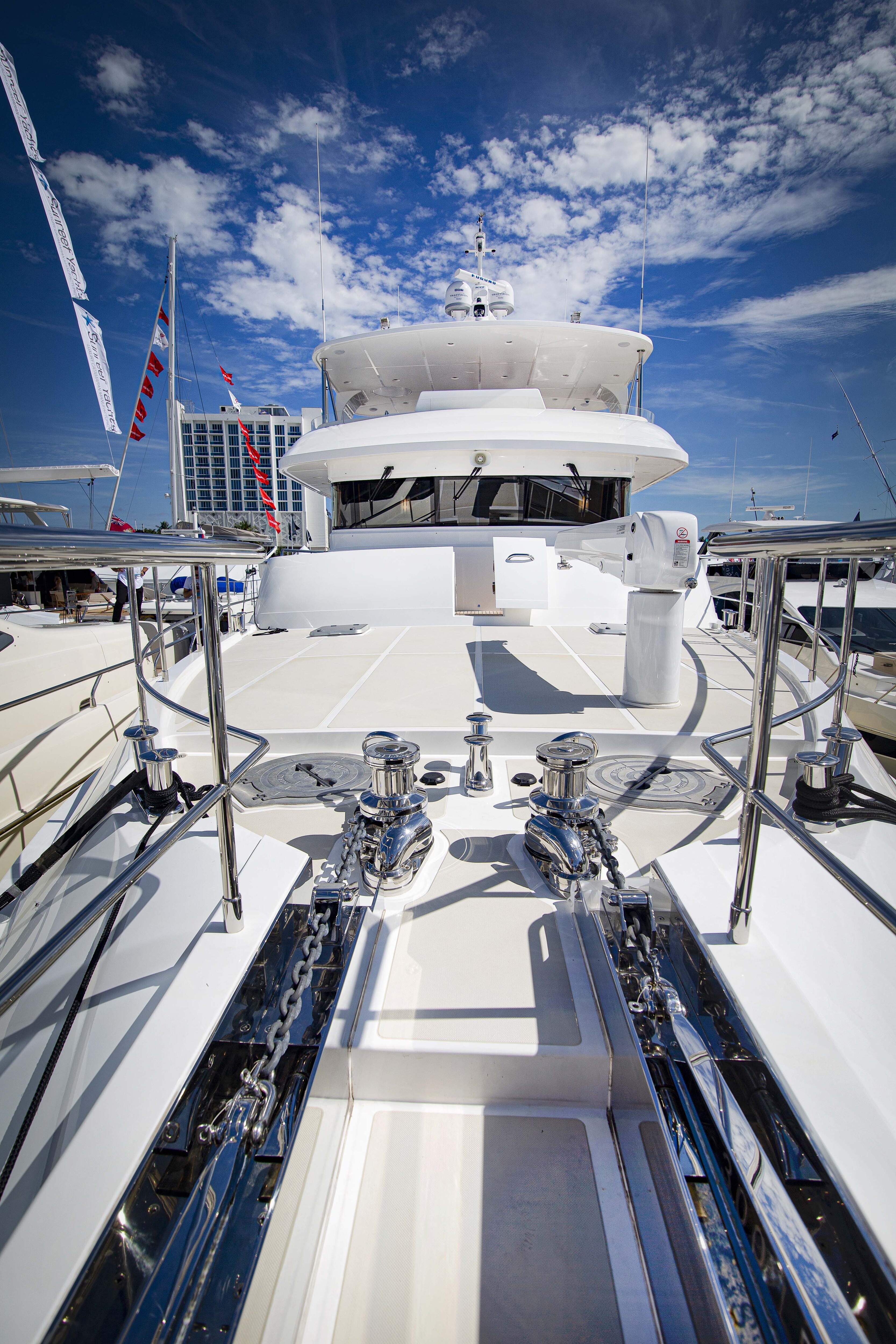 Aboard JESSCONN a 82ft (25.1m) luxury motor yacht for Sale available with Fraser Yachts, built by NORDHAVN in 2021
