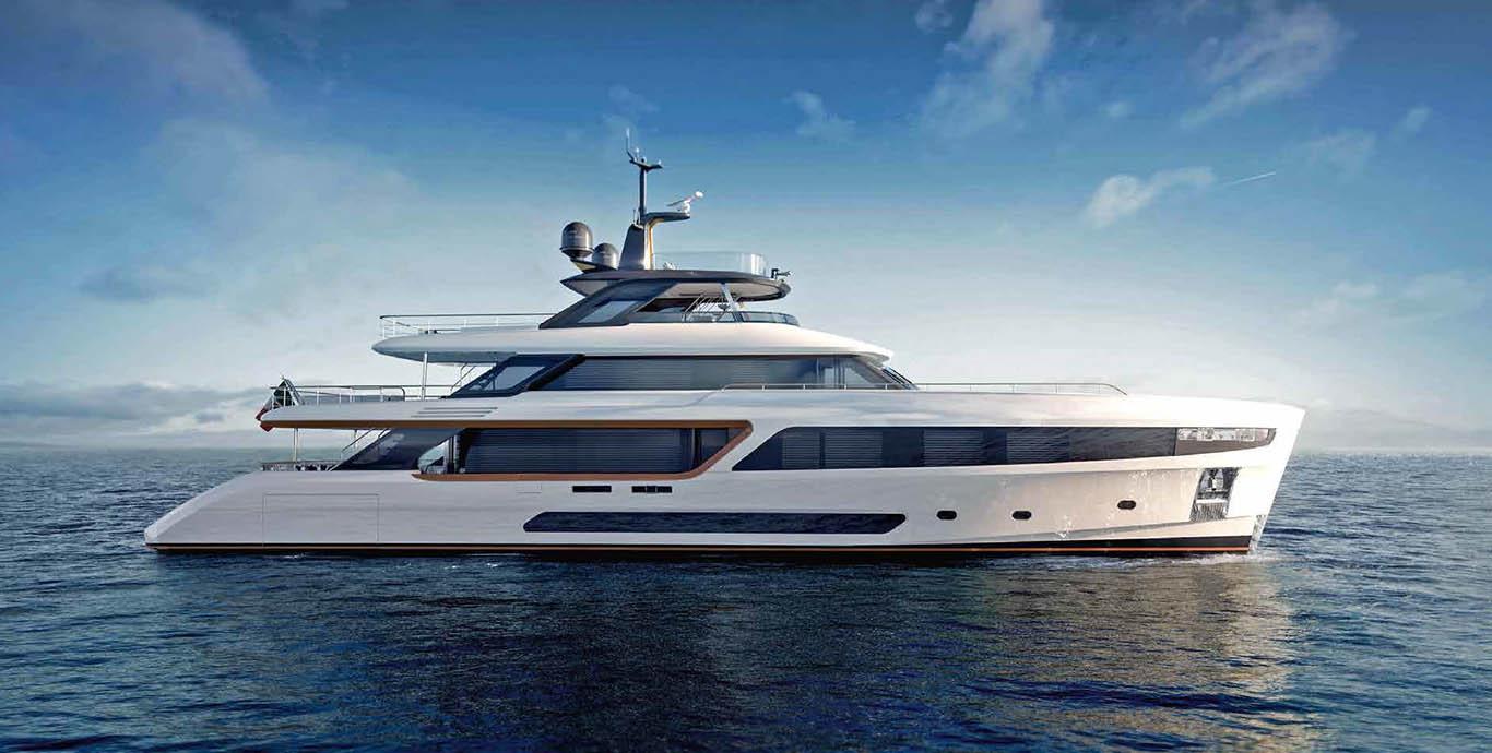 Aboard WTR a 120ft (36.8m) luxury motor yacht , built by BENETTI in 2023