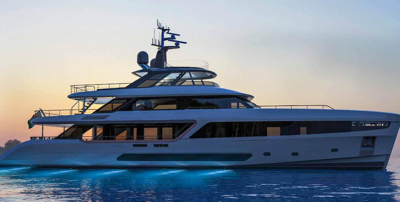 Aboard WTR a 120ft (36.8m) luxury motor yacht , built by BENETTI in 2023