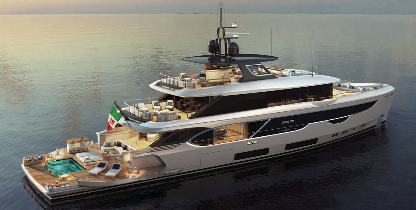Aboard ORENDA a 133ft (40.8m) luxury motor yacht , built by BENETTI in 2024
