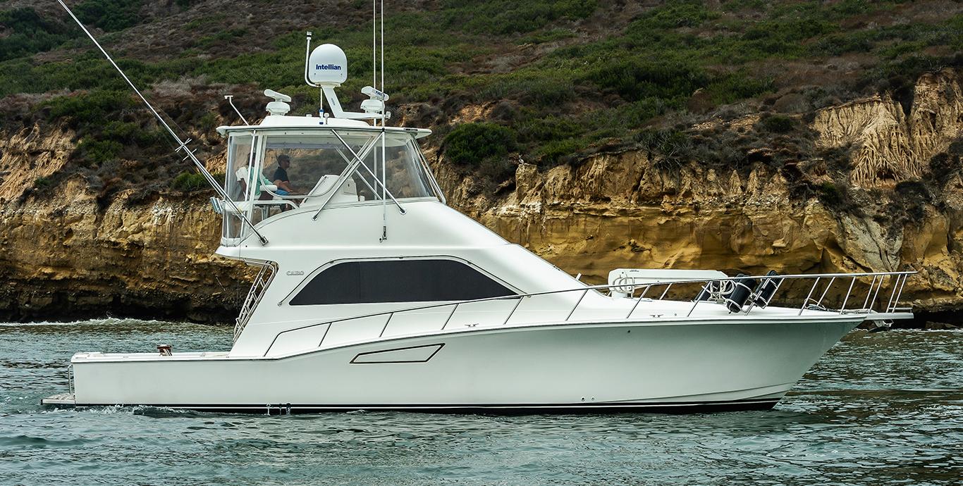 Aboard KEONI a 48ft (14.63m) luxury motor yacht , built by CABO YACHTS in 2004