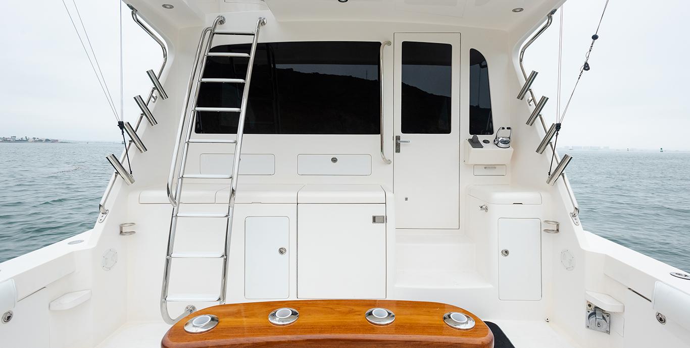 Aboard KEONI a 48ft (14.63m) luxury motor yacht , built by CABO YACHTS in 2004