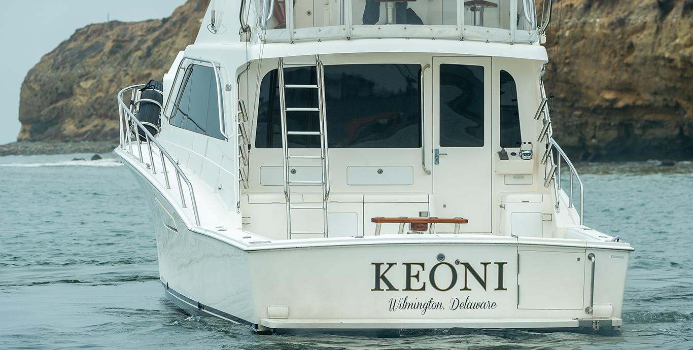 Aboard KEONI a 48ft (14.63m) luxury motor yacht , built by CABO YACHTS in 2004