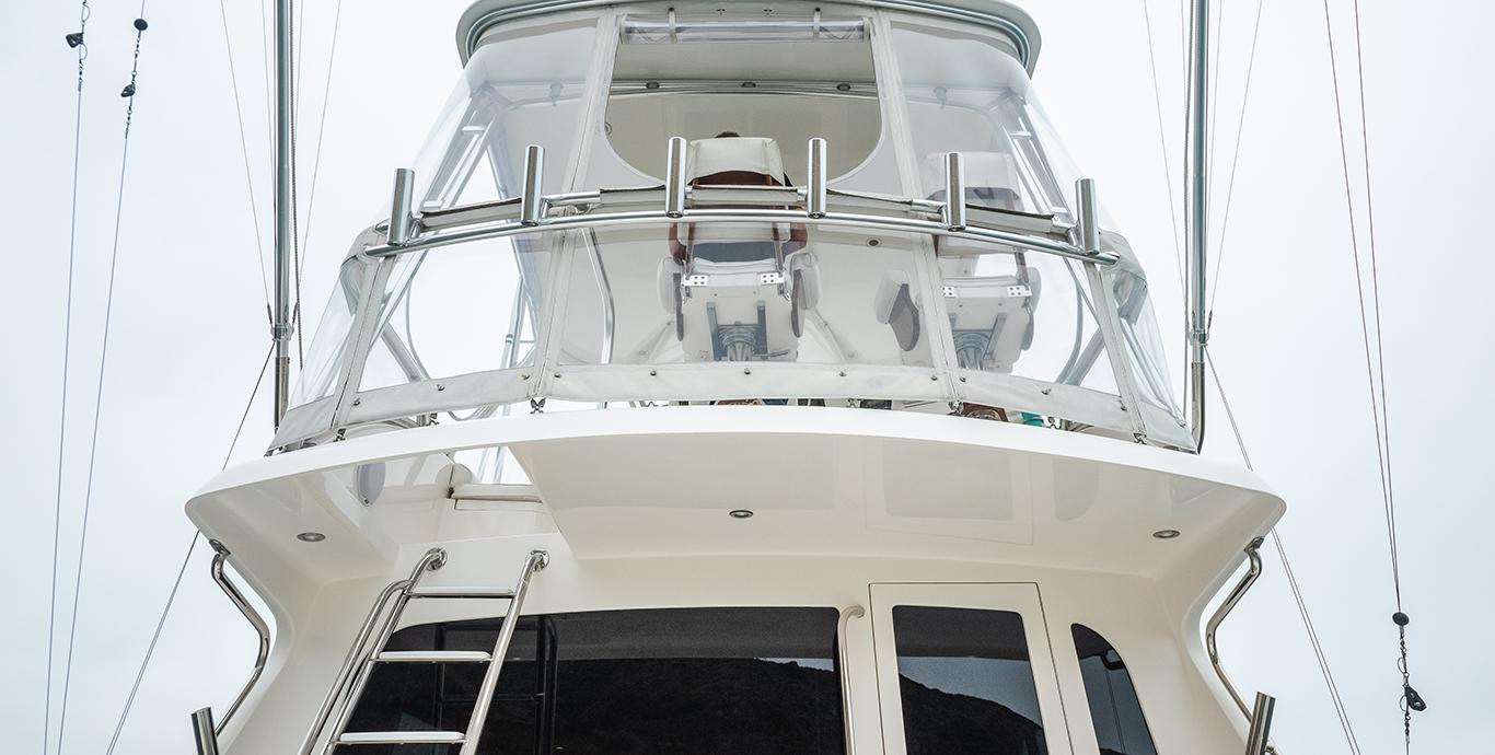 Aboard KEONI a 48ft (14.63m) luxury motor yacht , built by CABO YACHTS in 2004