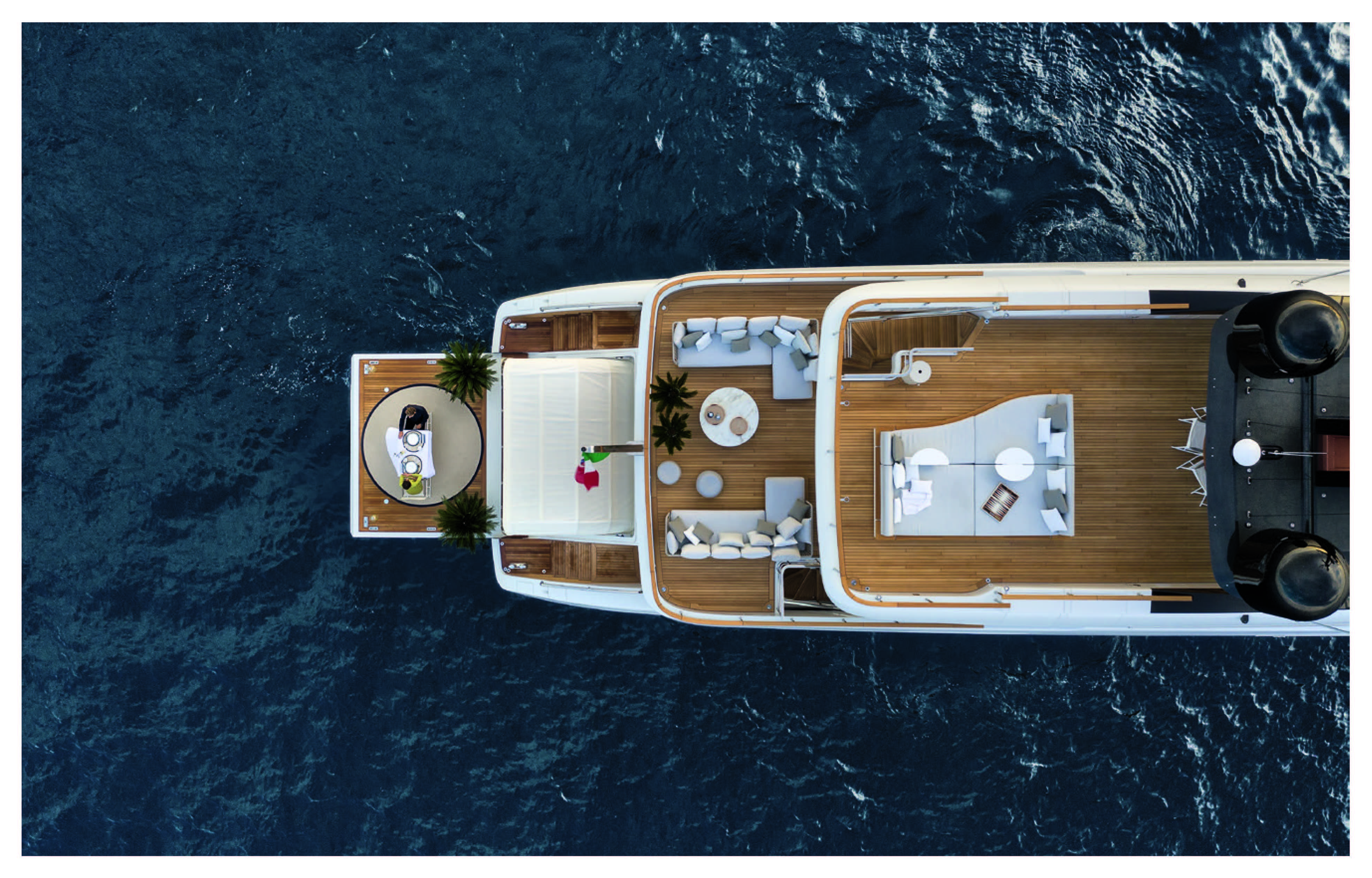 Aboard ALLURIA a 120ft (36.8m) luxury motor yacht for Charter available with Fraser Yachts, built by BENETTI in 2023