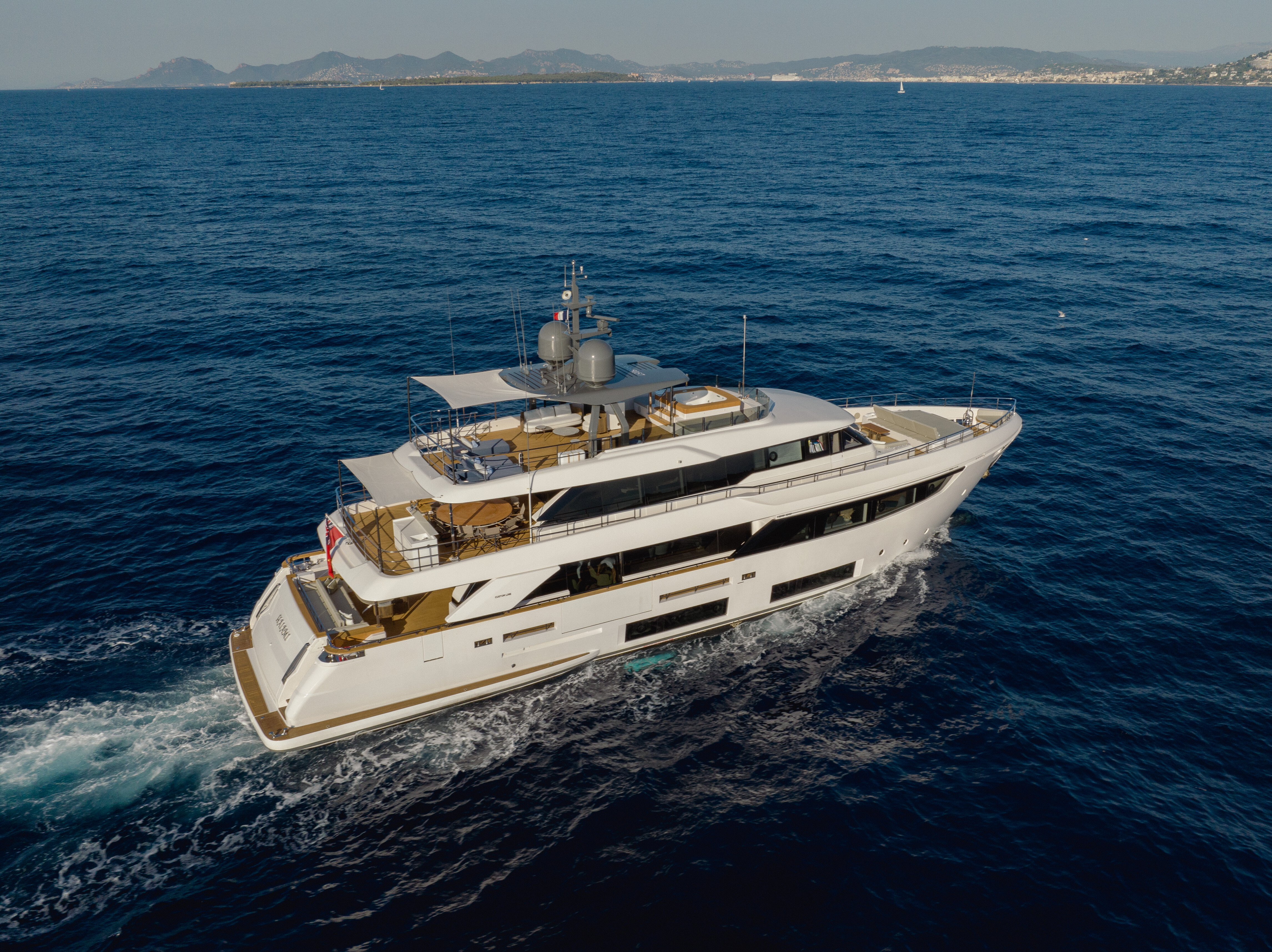 Aboard HAIAMI a 108ft (33m) luxury motor yacht for Charter available with Fraser Yachts, built by FERRETTI CUSTOM LINE in 2022