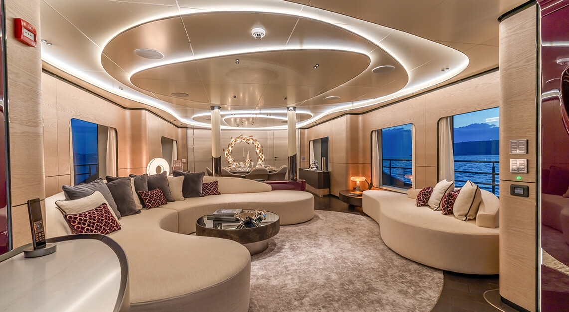 Aboard KASIF a 137ft (41.86m) luxury motor yacht for Sale available with Fraser Yachts, built by BILGIN YACHTS in 2023