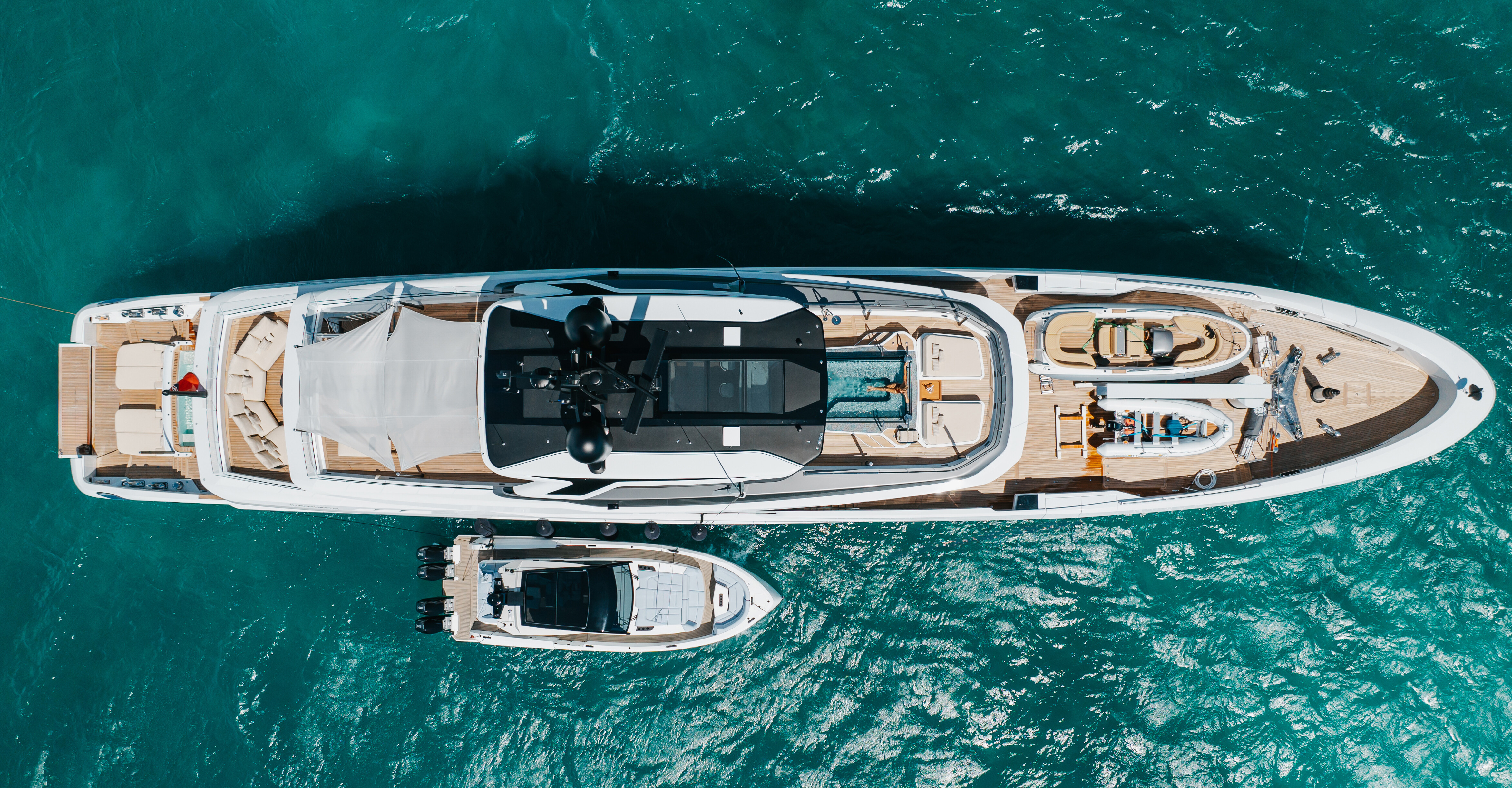 DAYBREAK motor yacht for Charter by Fraser Yachts, built by BAGLIETTO