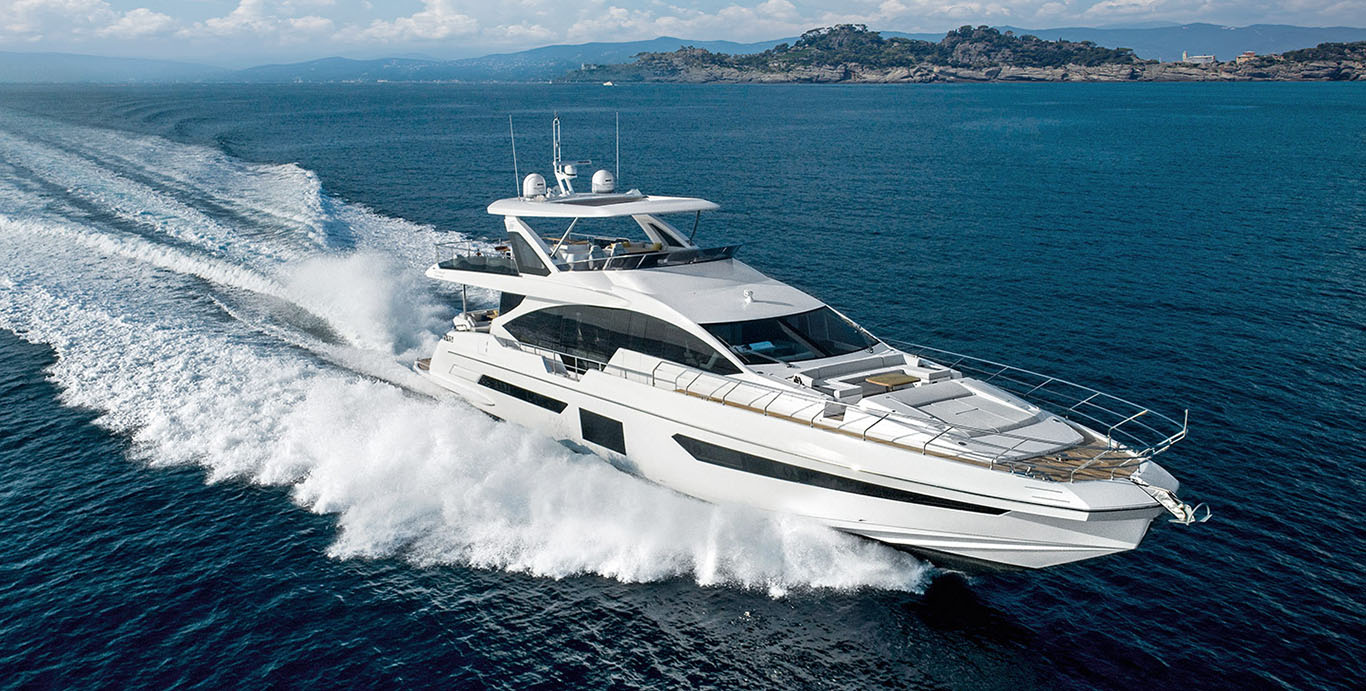 Aboard APARNA a 87ft (26.6m) luxury motor yacht , built by AZIMUT in 2020