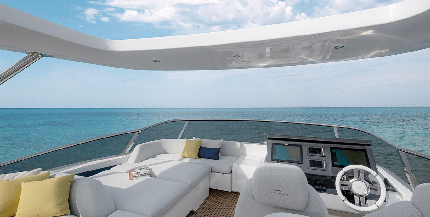 Aboard APARNA a 87ft (26.6m) luxury motor yacht , built by AZIMUT in 2020