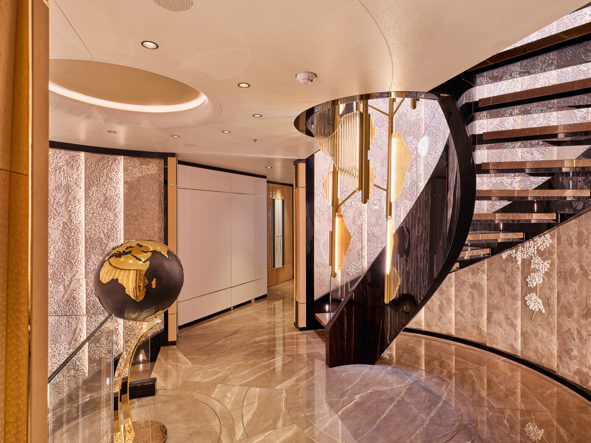 Aboard MALIA a 254ft (77.7m) luxury motor yacht , built by GOLDEN YACHTS in 2023