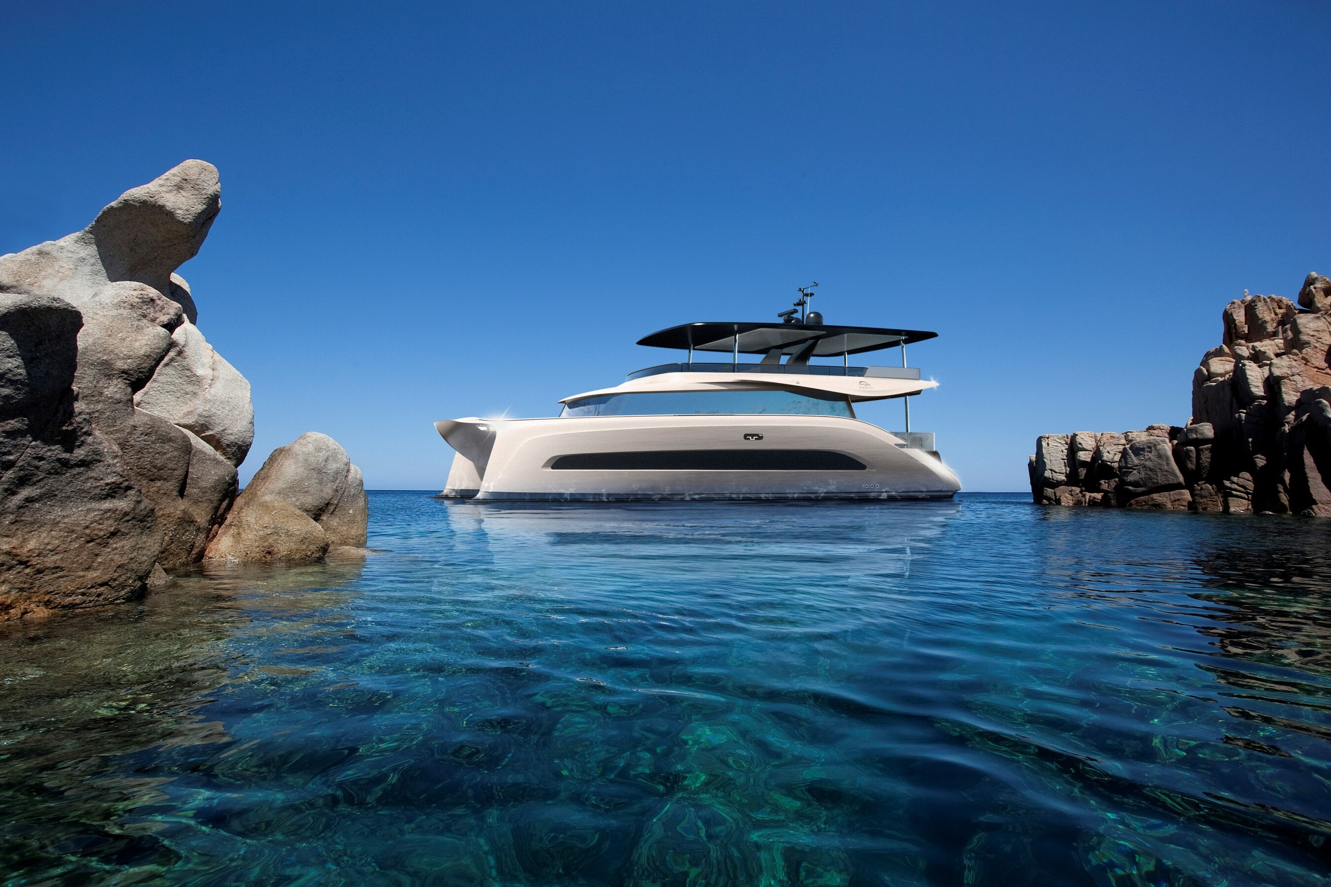 Aboard AQUON ONE a 63ft (19.48m) luxury motor yacht , built by LATITUDE YACHTS in 2023