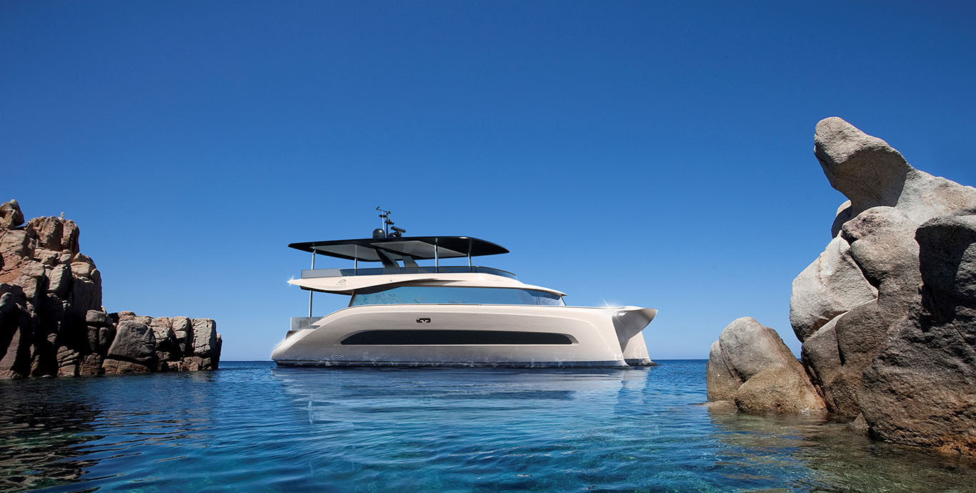 Aboard AQUON ONE a 63ft (19.48m) luxury motor yacht , built by LATITUDE YACHTS in 2023