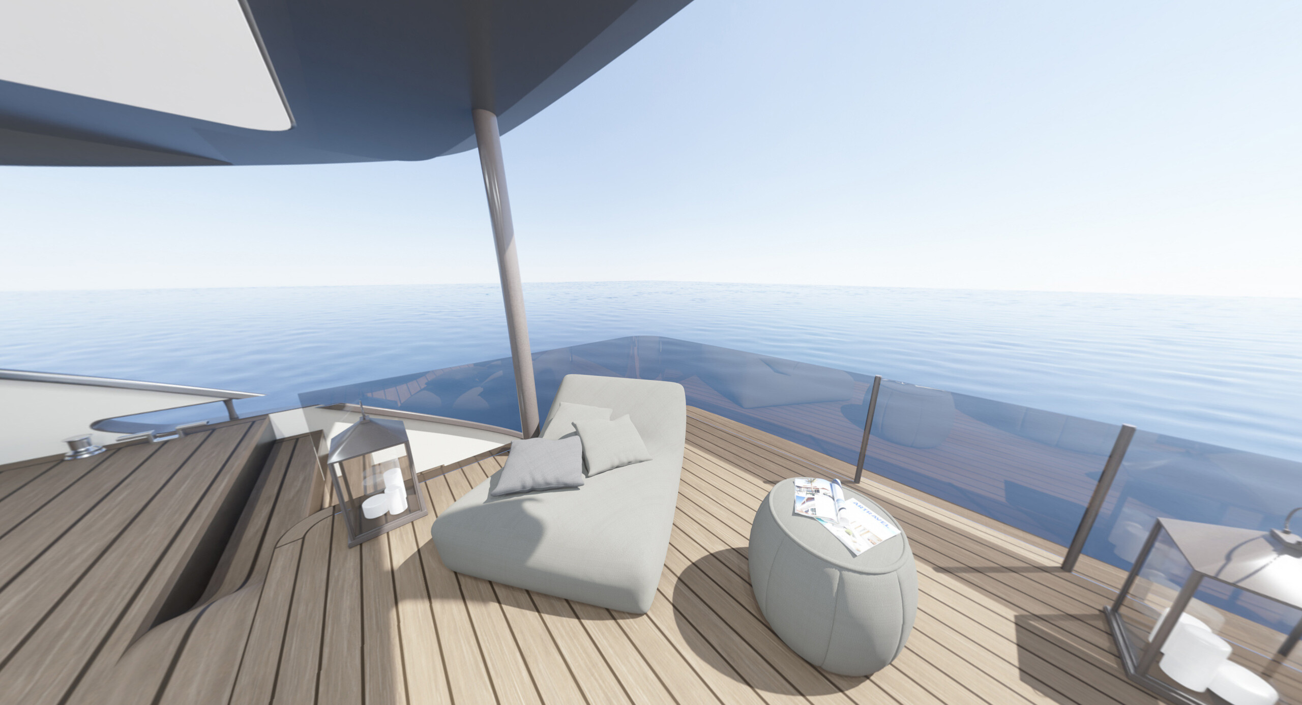 Aboard AQUON ONE a 63ft (19.48m) luxury motor yacht , built by LATITUDE YACHTS in 2023