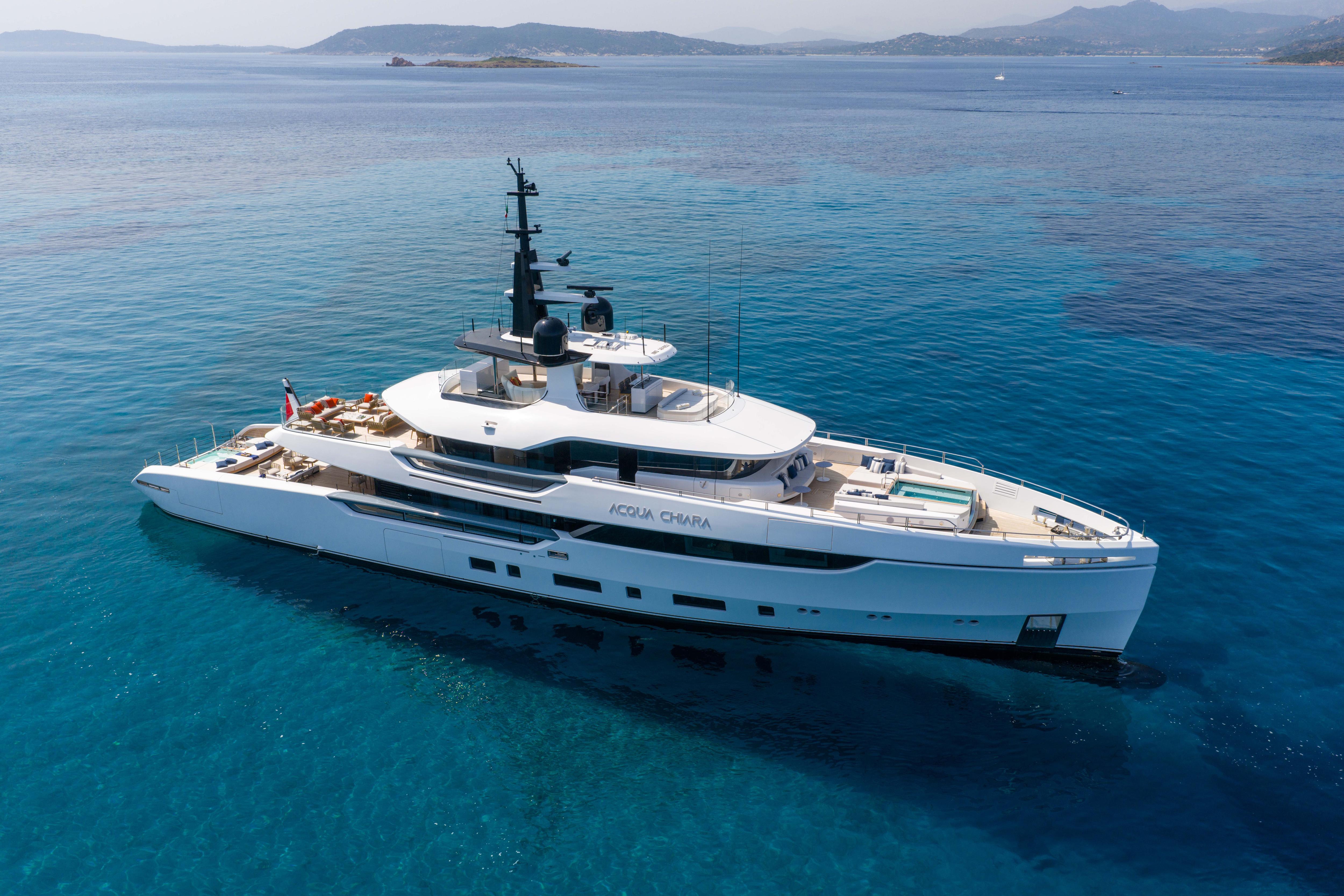 ACQUA CHIARA motor yacht for Charter by Fraser Yachts, built by COLUMBUS YACHTS