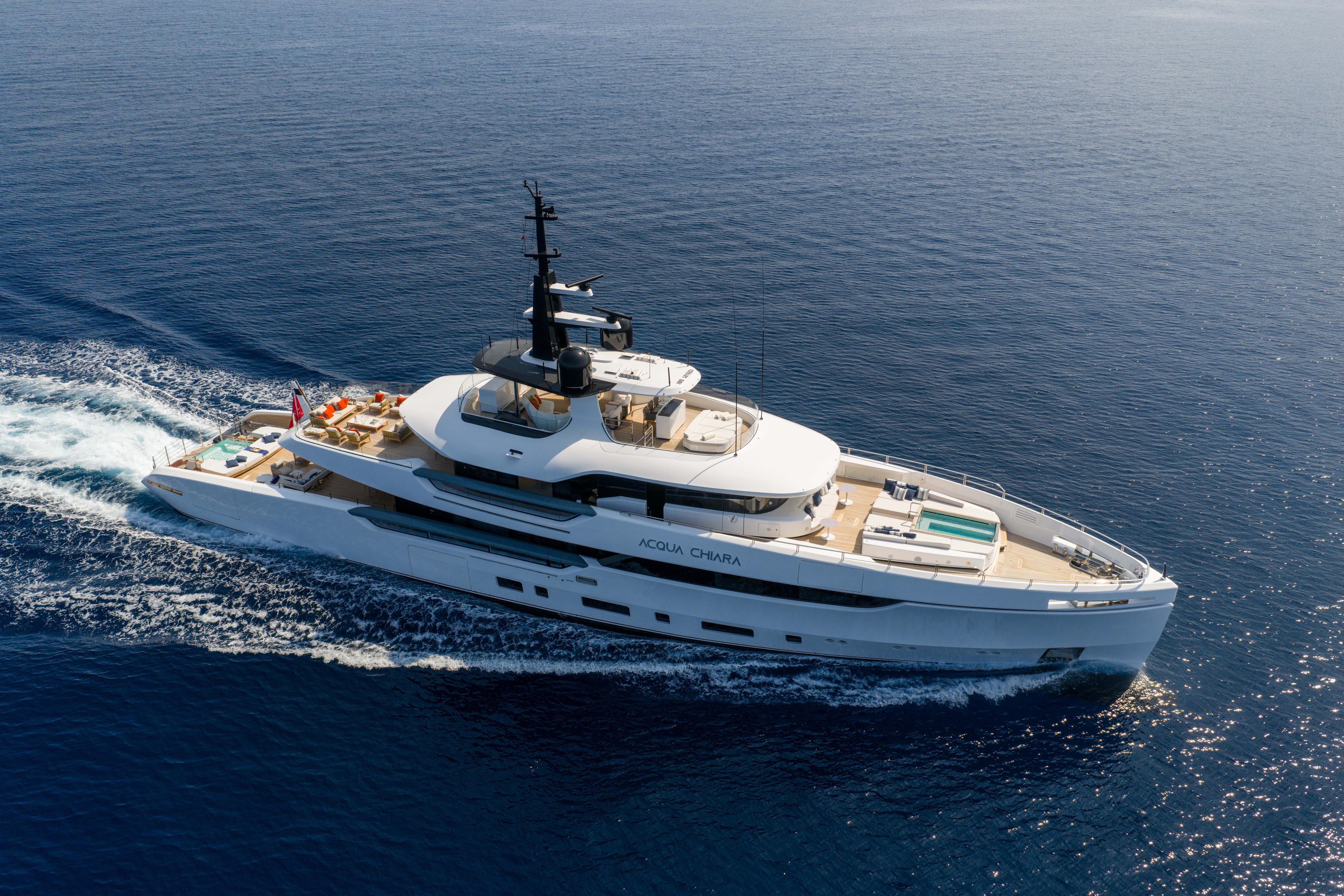 ACQUA CHIARA motor yacht for Charter by Fraser Yachts, built by COLUMBUS YACHTS