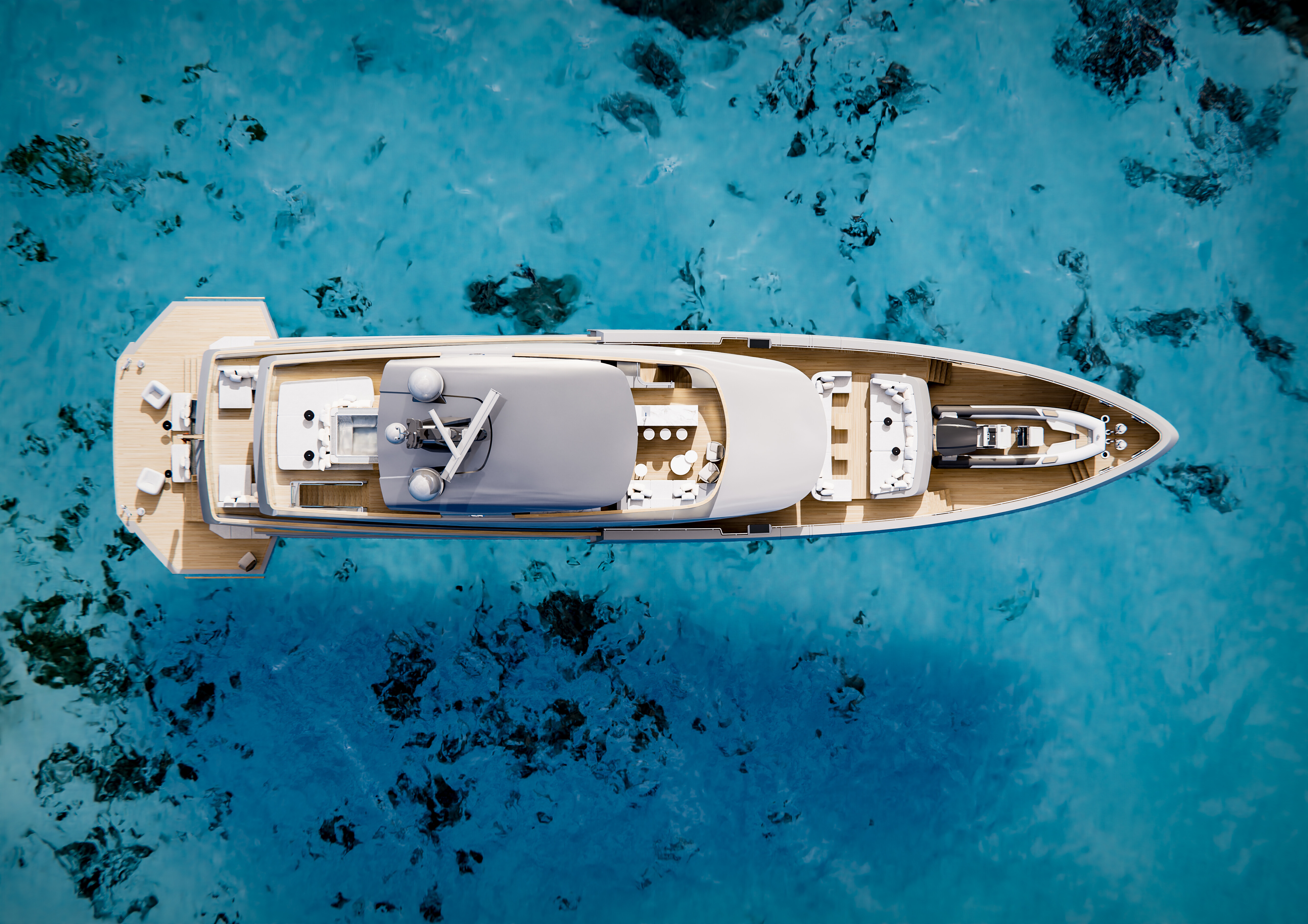 Aboard TANKOA T450 HULL 02 C108 a 147ft (45m) luxury motor yacht , built by TANKOA YACHTS in 2024