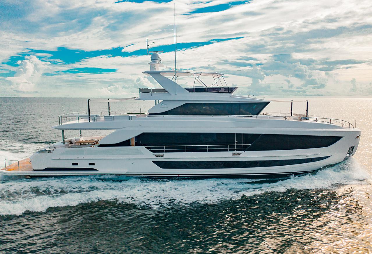 Aboard SEA-RENITY a 101ft (30.94m) luxury motor yacht for Charter available with Fraser Yachts, built by HORIZON in 2023