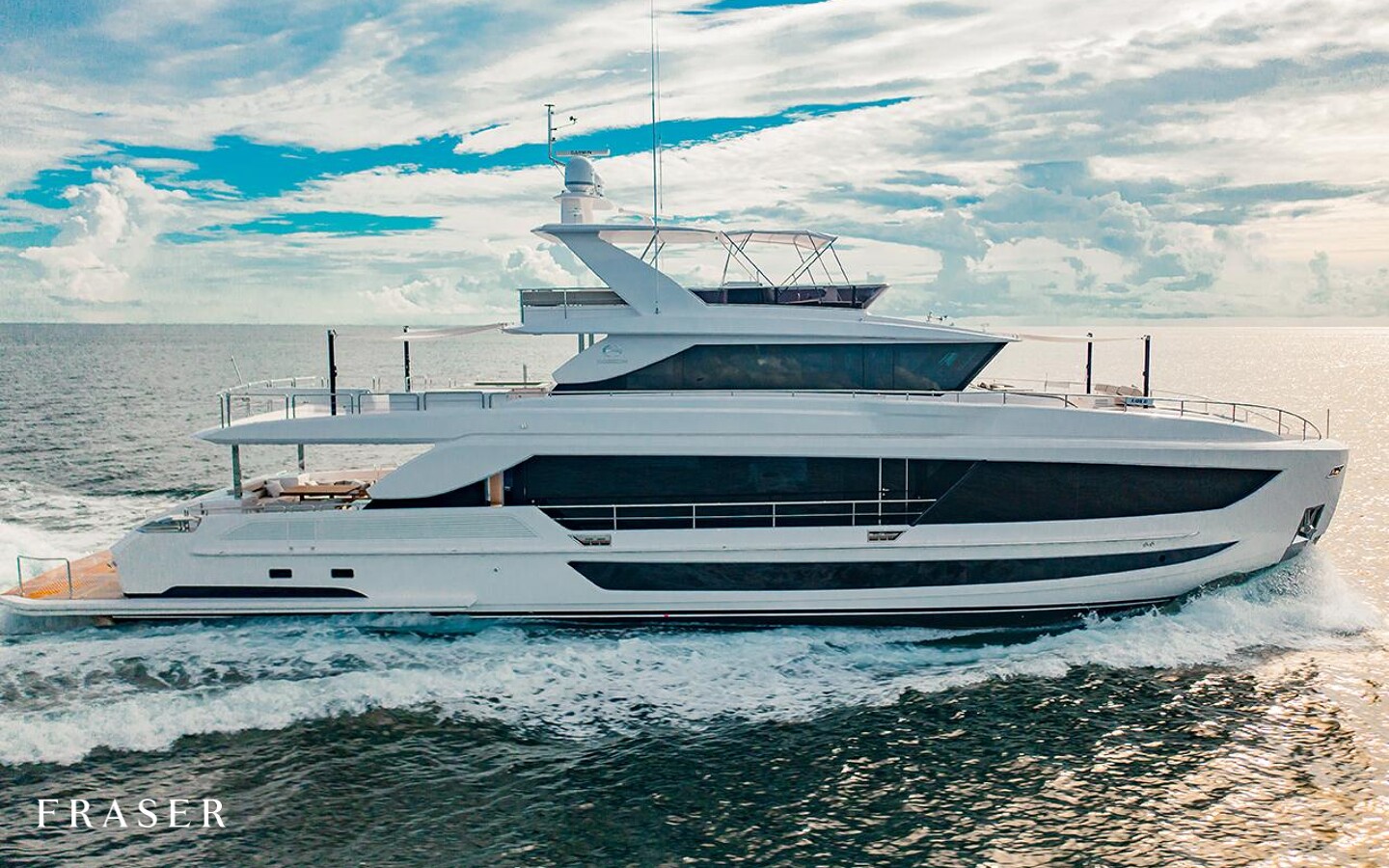Aboard SEA-RENITY a 101ft (30.94m) luxury motor yacht for Charter available with Fraser Yachts, built by HORIZON in 2023