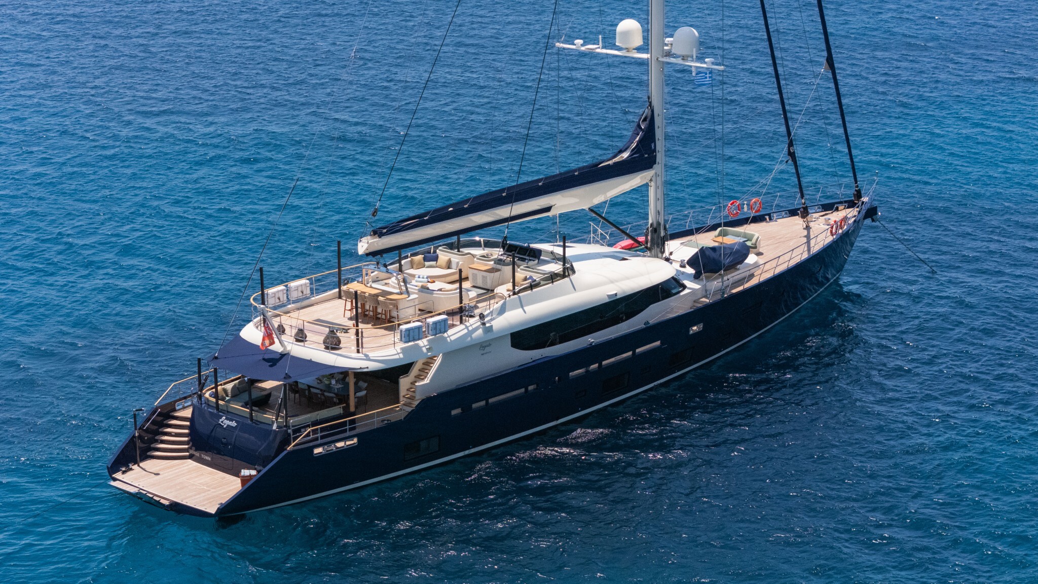 LEGATO sailing yacht for Sale by Fraser Yachts, built by MENGI YAY