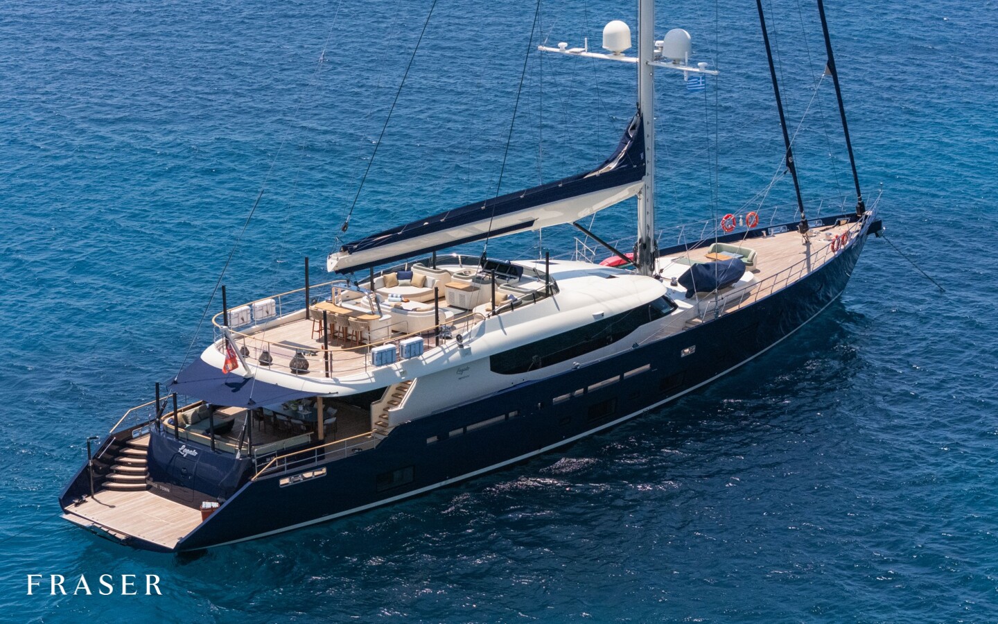 LEGATO sailing yacht for Sale by Fraser Yachts, built by MENGI YAY